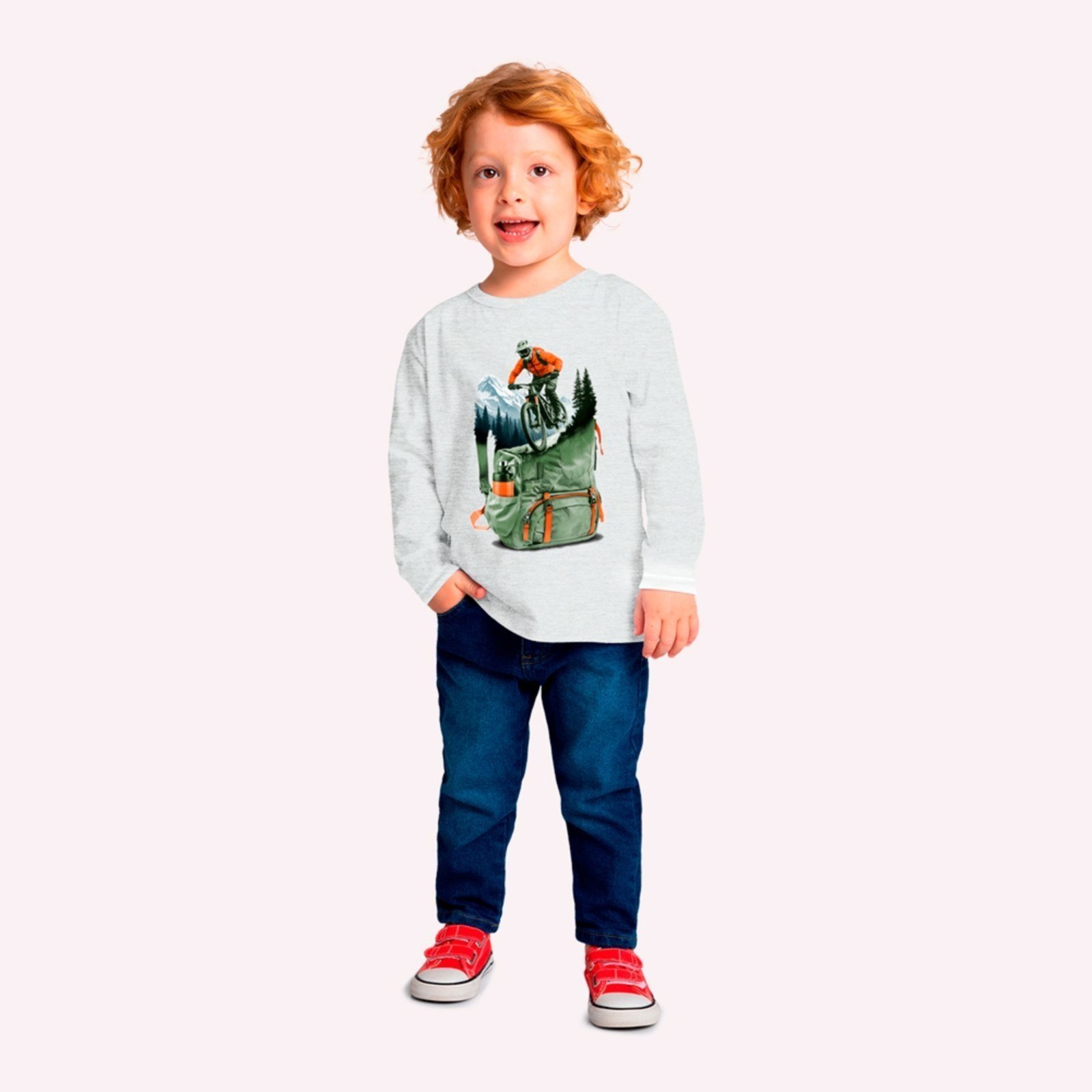 Infantil - Camiseta Menino em Algodão Kyly