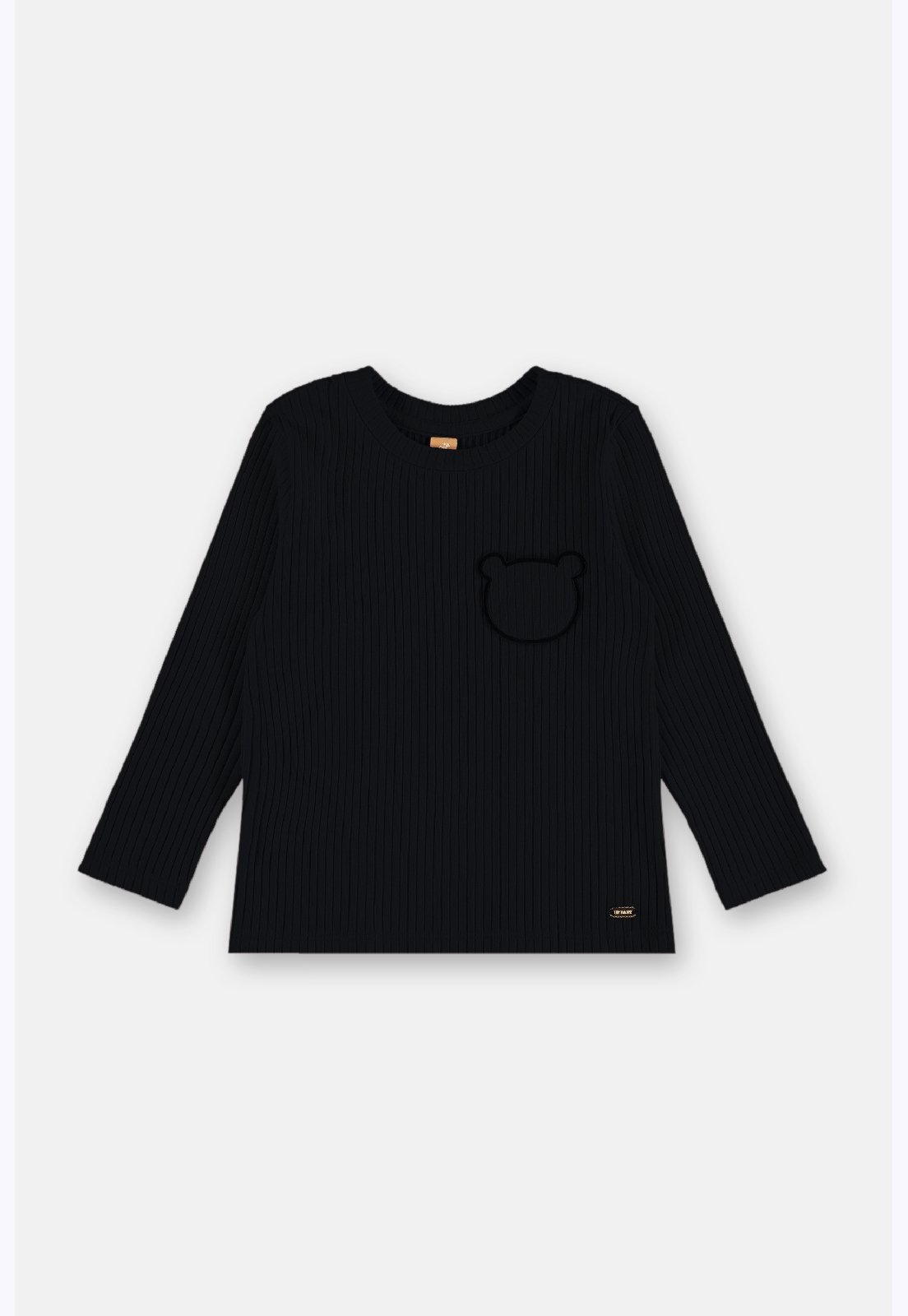 Infantil - Blusa Ribana Canelada Up Baby Preto