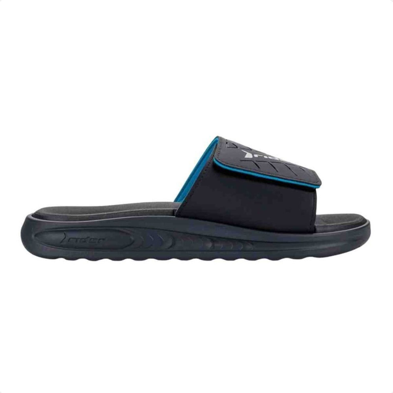 Chinelo Slide Masculino Rider Soft Plus Preto