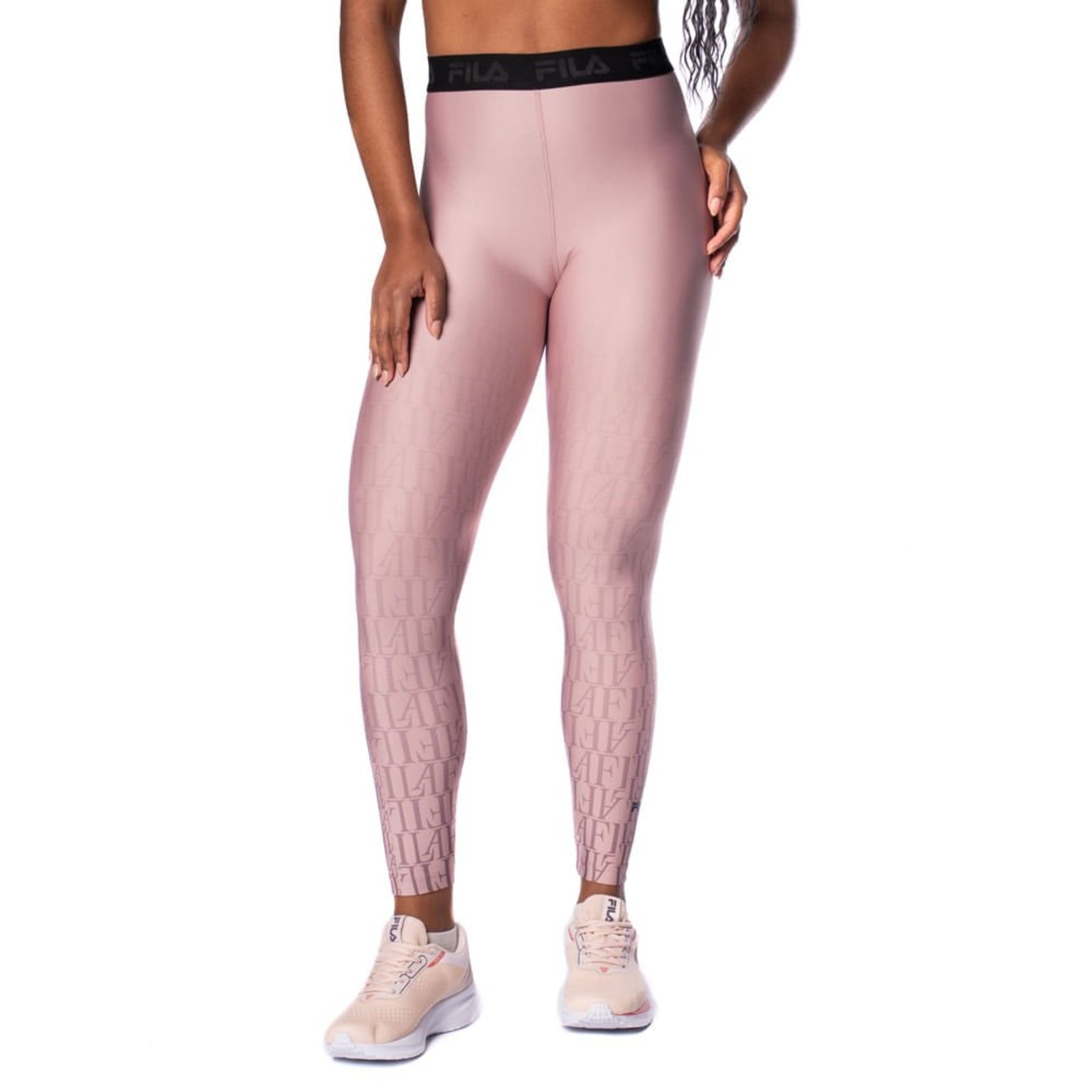 Legging Feminina Fila Train Elastic Vi Rosa