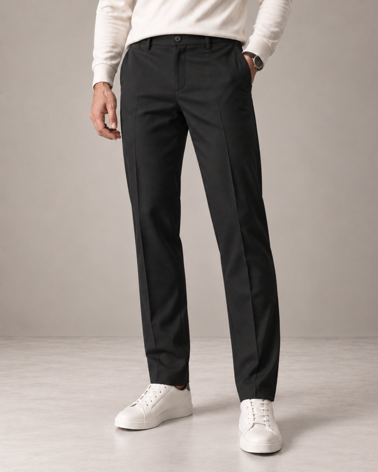 Calça Masculina Alfaiataria Chino Leve Não Amassa Conforto