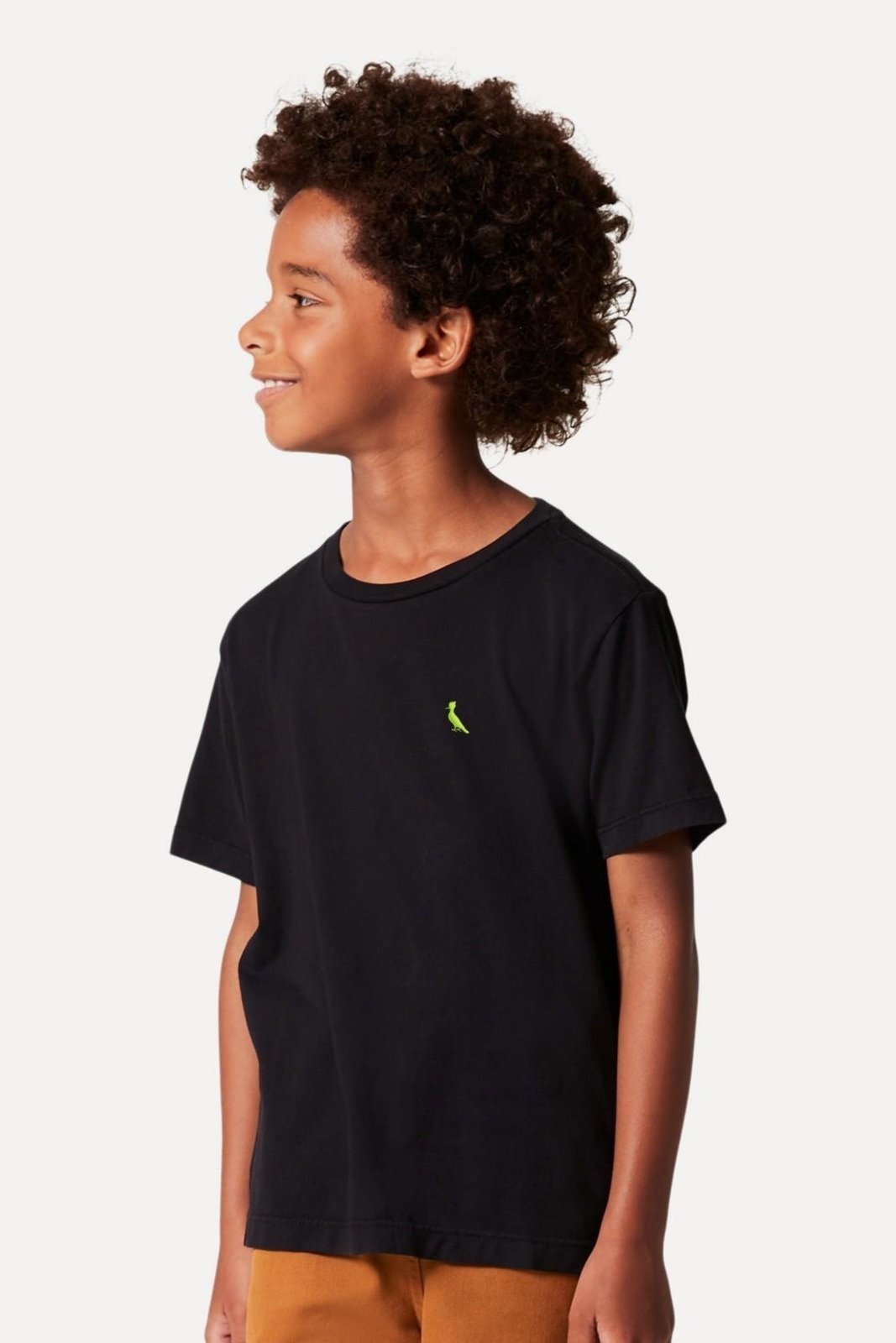 Vista 3 Infantil - Camiseta Pica Pau Bordado Neon Reserva Mini Preto preto neon Reserva Mini preto neon