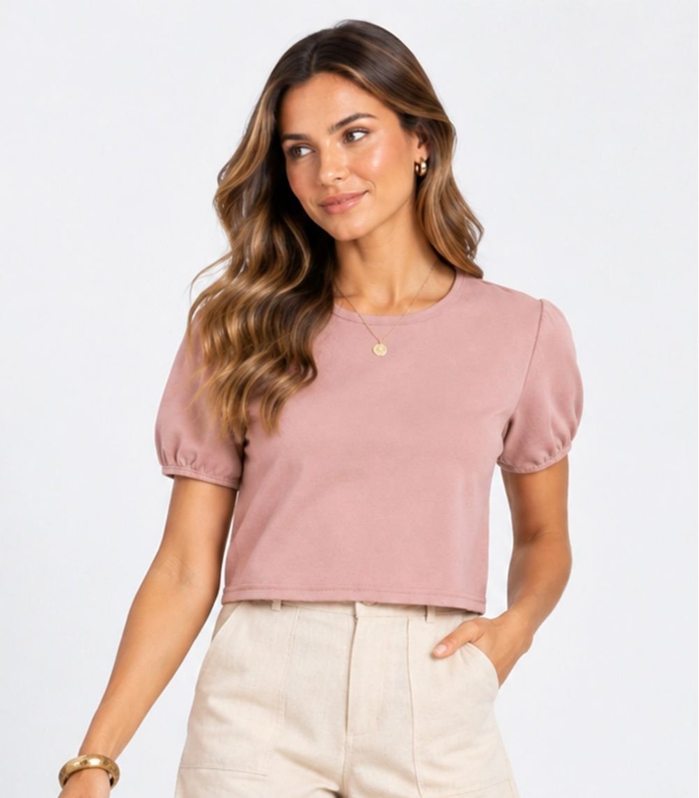 Blusa Feminina Em Tecido Henera Infinita Cor Rosa