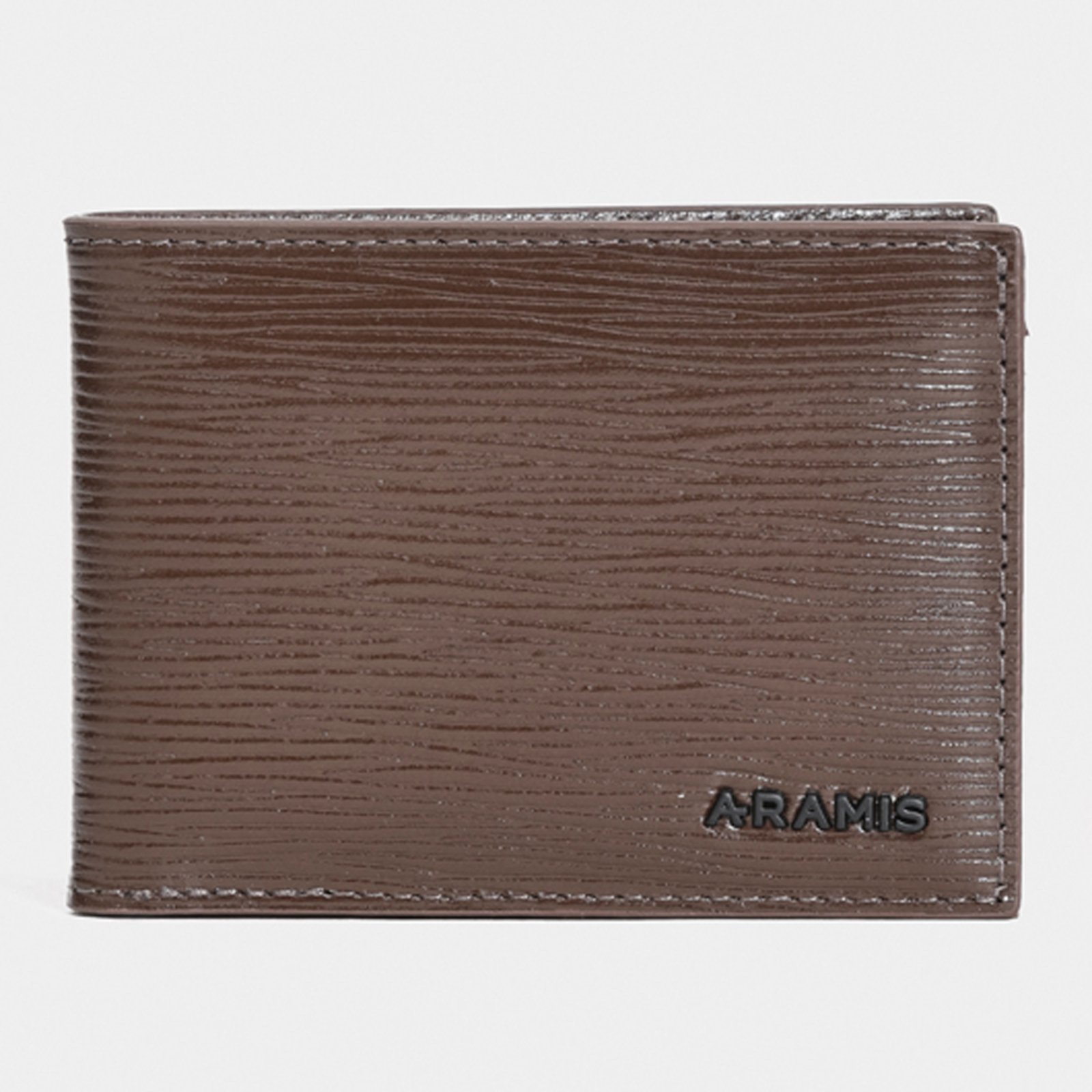 Vista 2 Carteira de Couro Aramis Stripes Ou25 Masculino marrom Aramis marrom