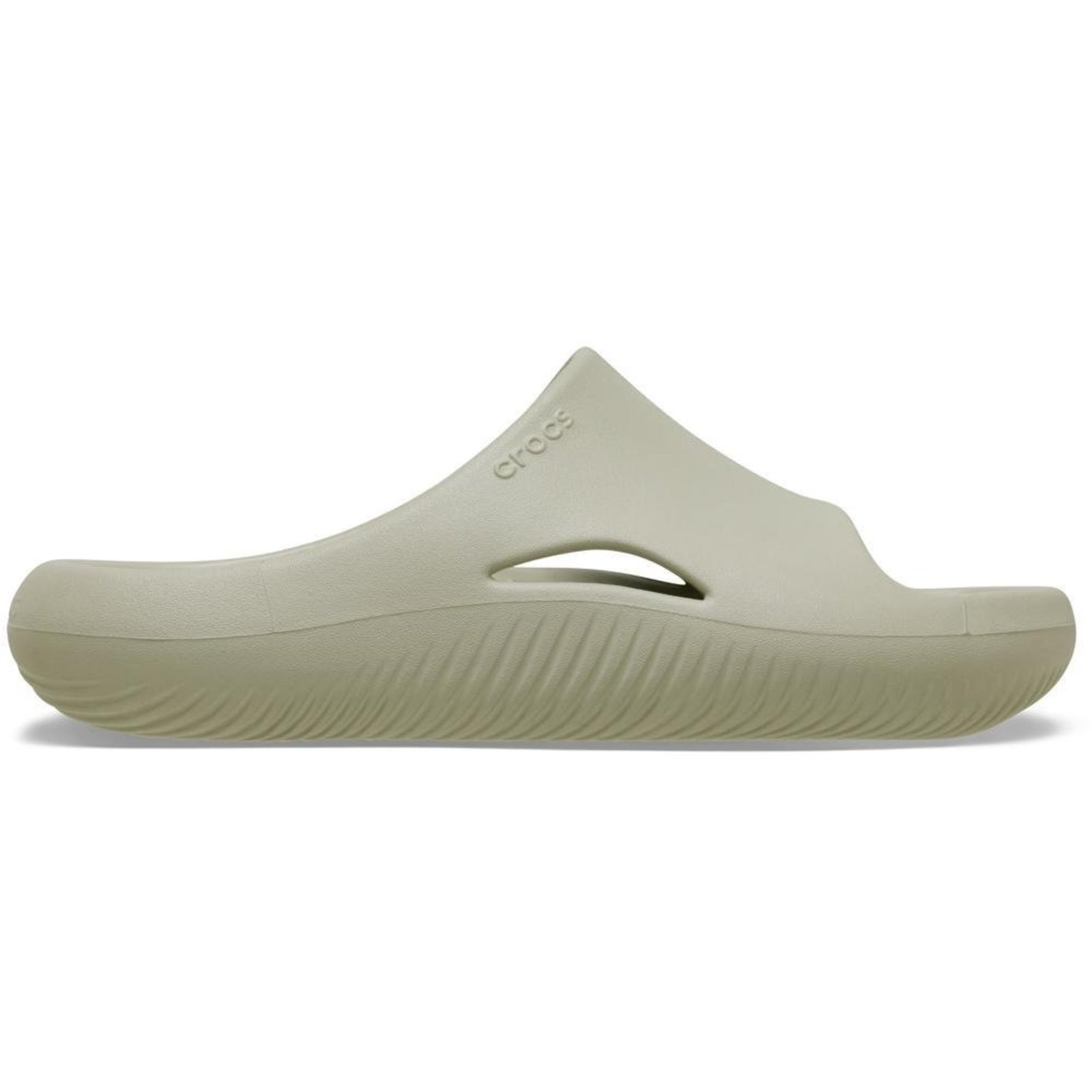Chinelo Crocs Mellow Slide Meteor Bege
