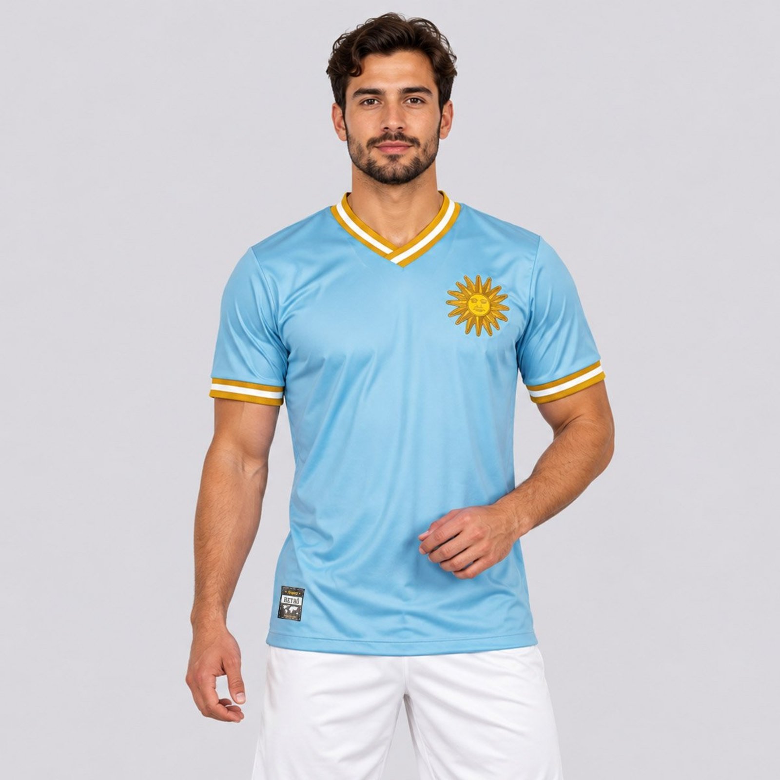 Camisa Uruguai Nations Dry Azul