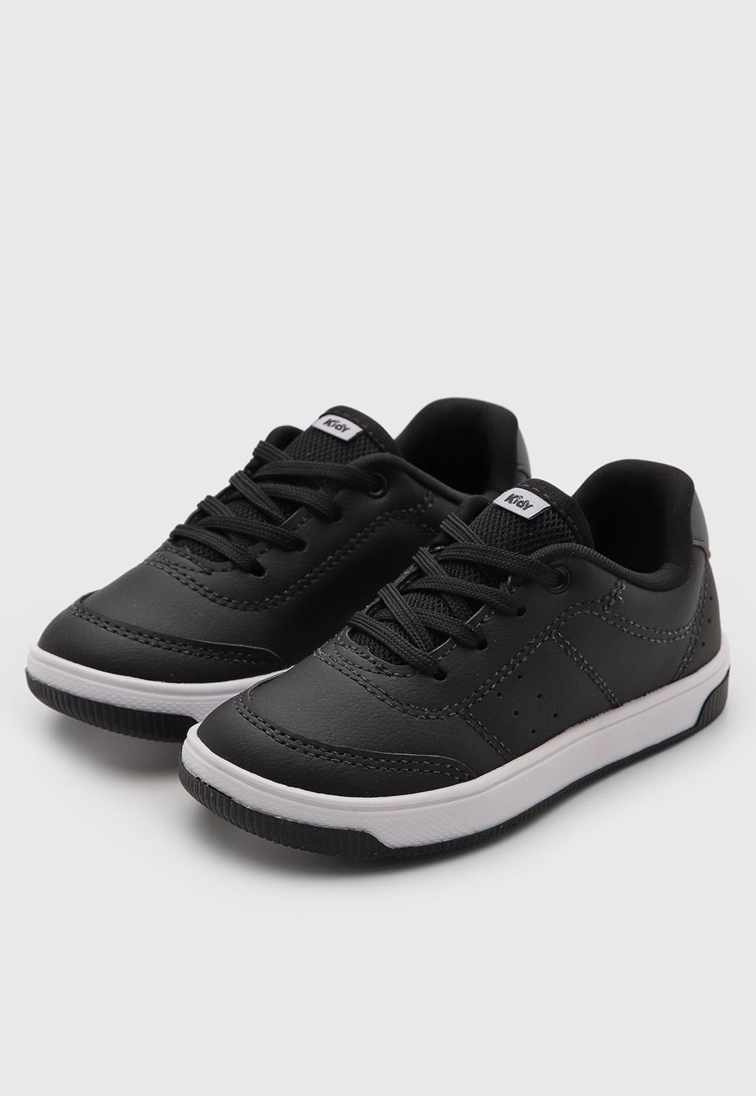 Infantil - Tênis Kidy Casual Cadarço Preto
