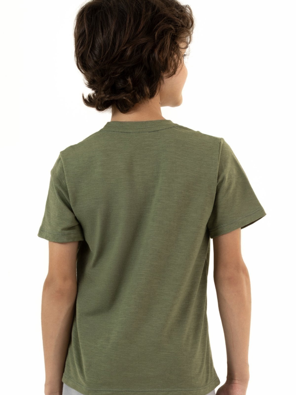 Vista 3 Infantil - Camiseta Menino De Verão Manga Curta em Algodão Gol de Placa Magicamente Magicamente Kids branco Magicamente Kids branco