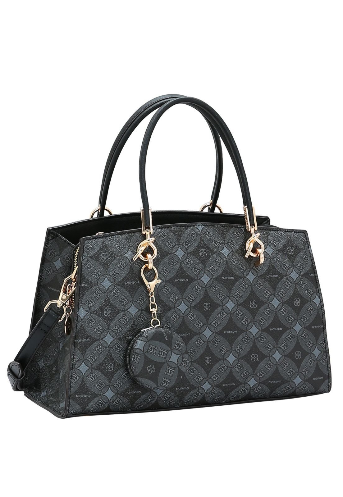 Bolsa Feminina Chenson Monograma Contemporâneo 3485376 Preto