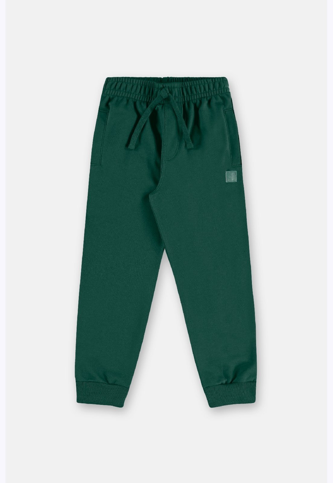 Infantil - Calça Em Moletom Sem Felpa Up Baby Verde Militar