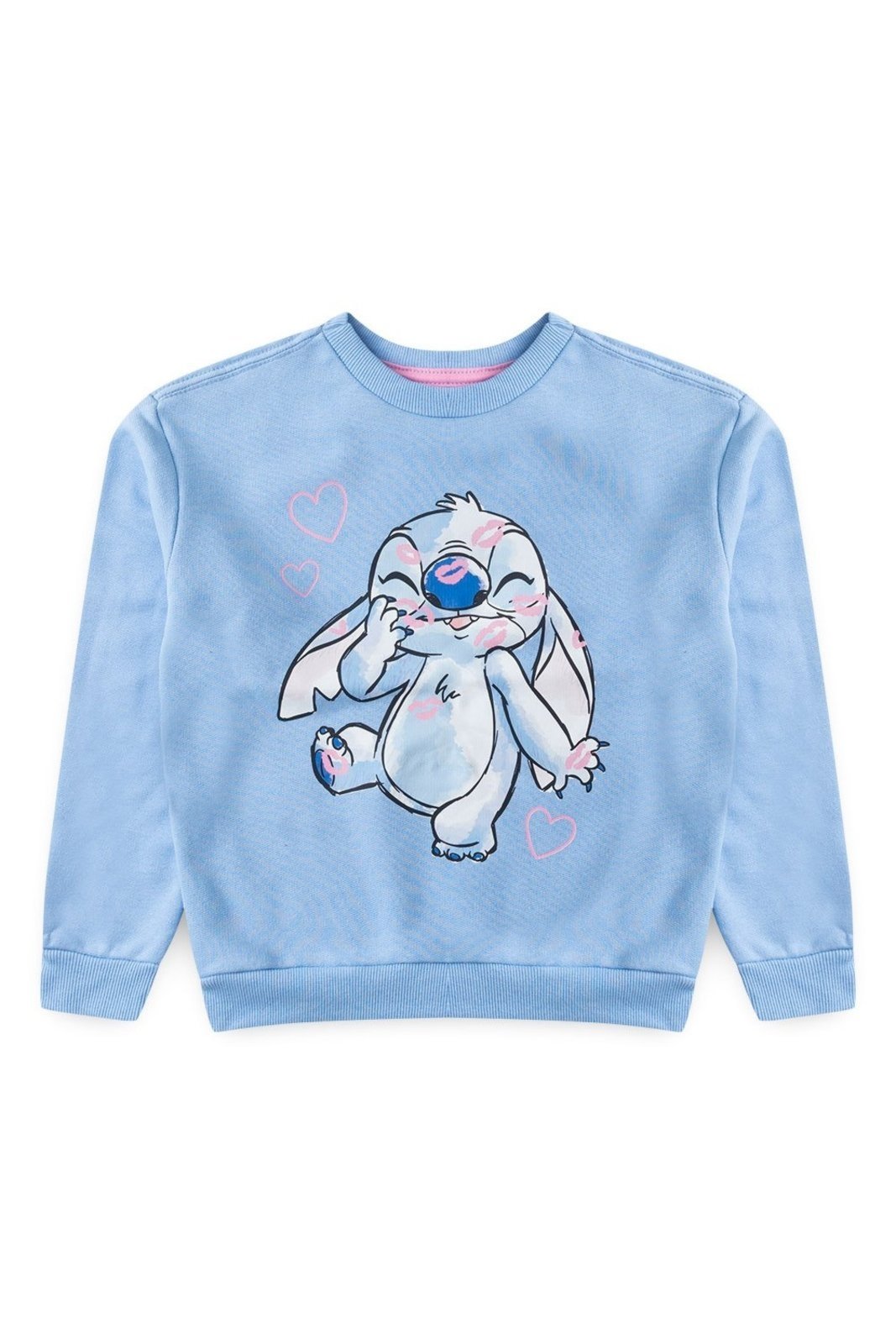Infantil – Casaco Disney Menina Stitch Azul