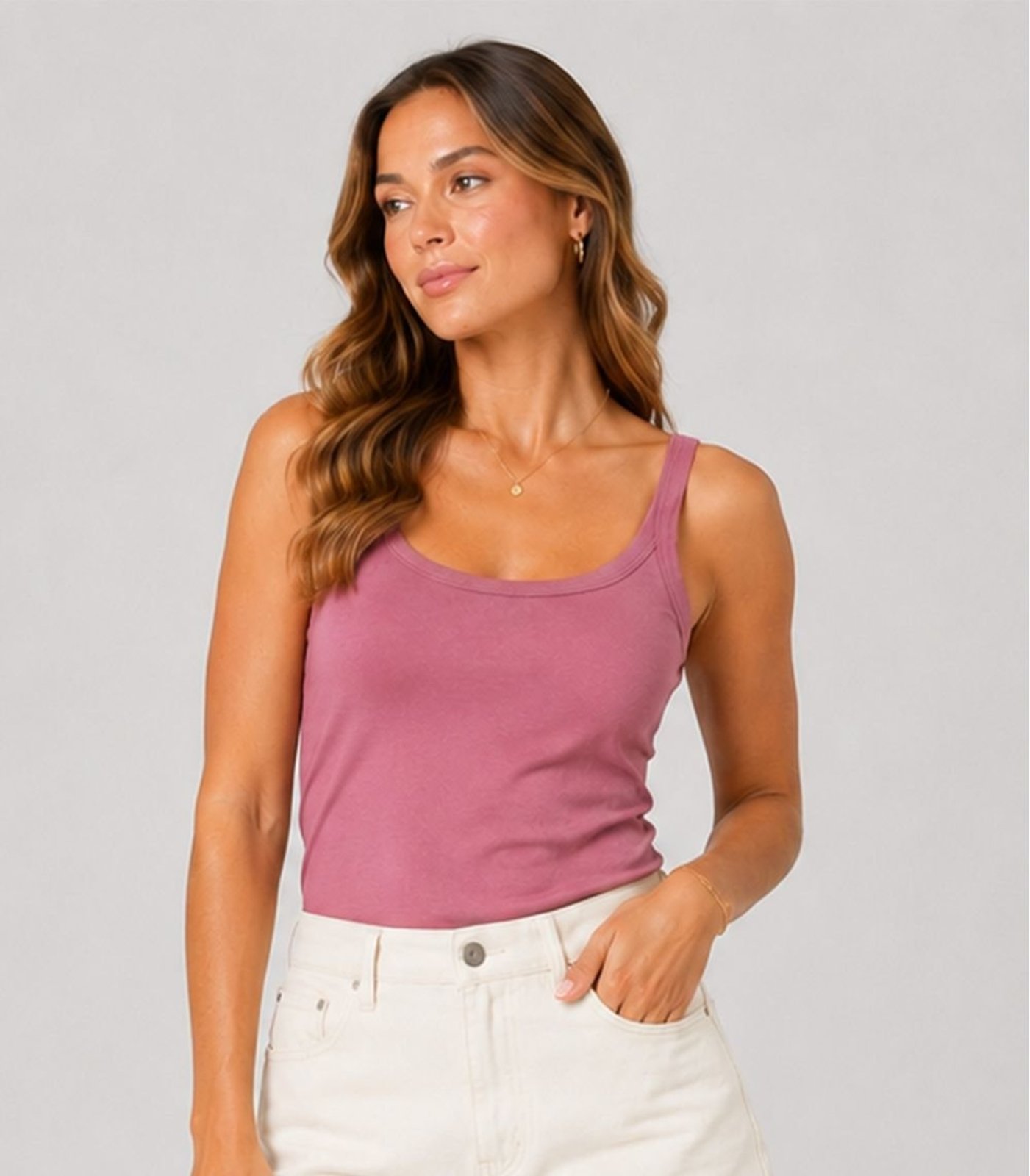 Regata Feminina Cotton 30 Básica KO Vermelho