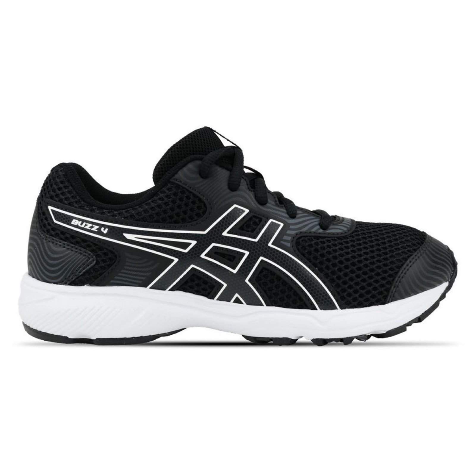 Infantil - Tênis ASICS Buzz 4 - - Preto/Branco