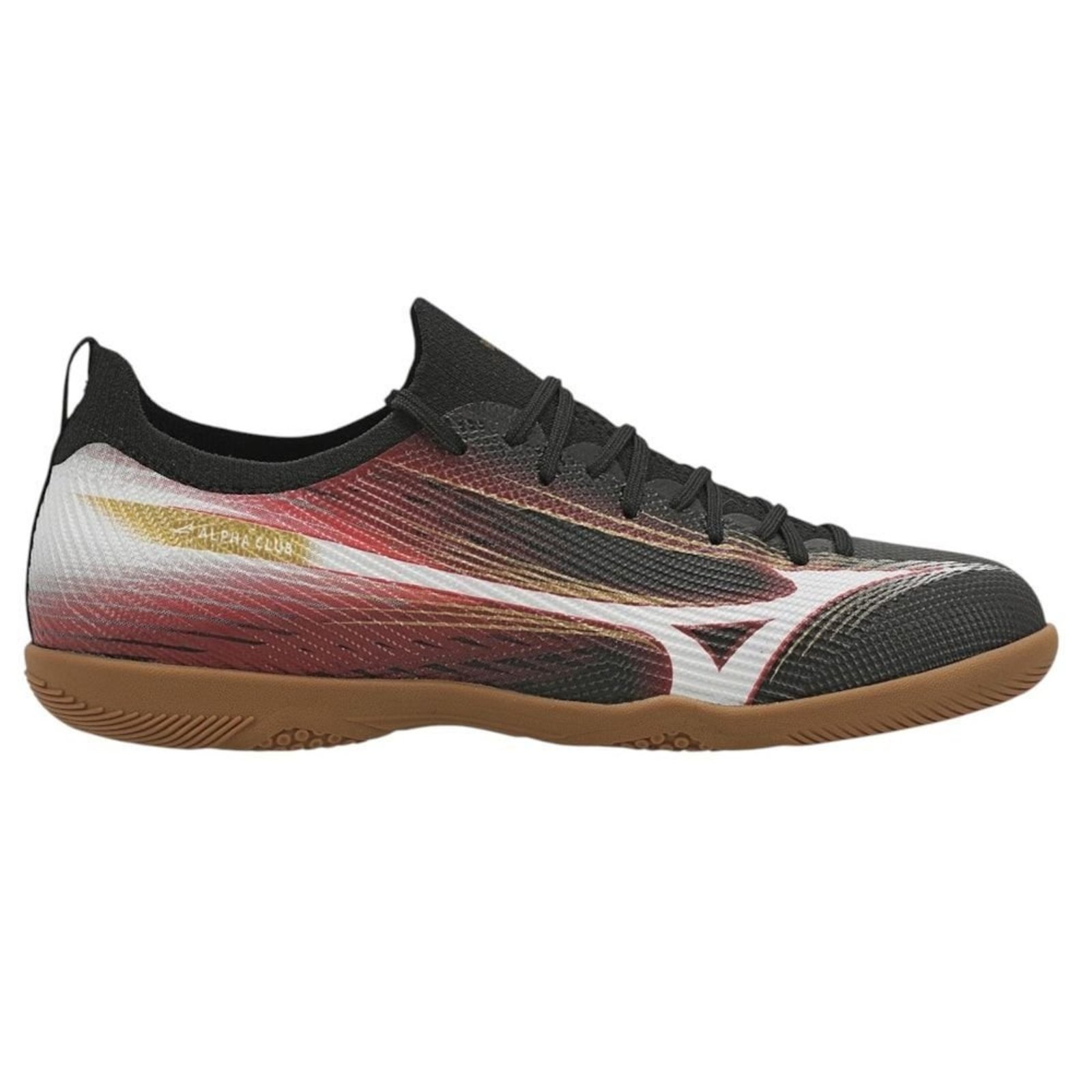 Chuteira Futsal Mizuno Alpha Club IN - Preto - Mizuno