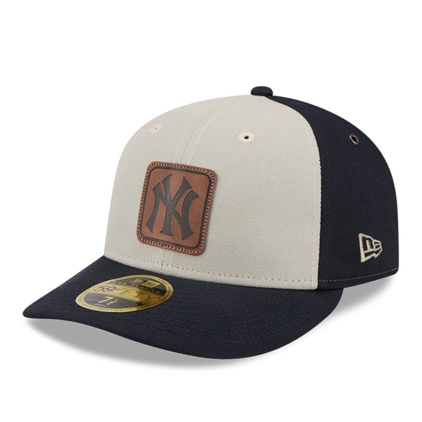 Bone New Era 59FIFTY Low Profile New York Yankees MLB Marinho