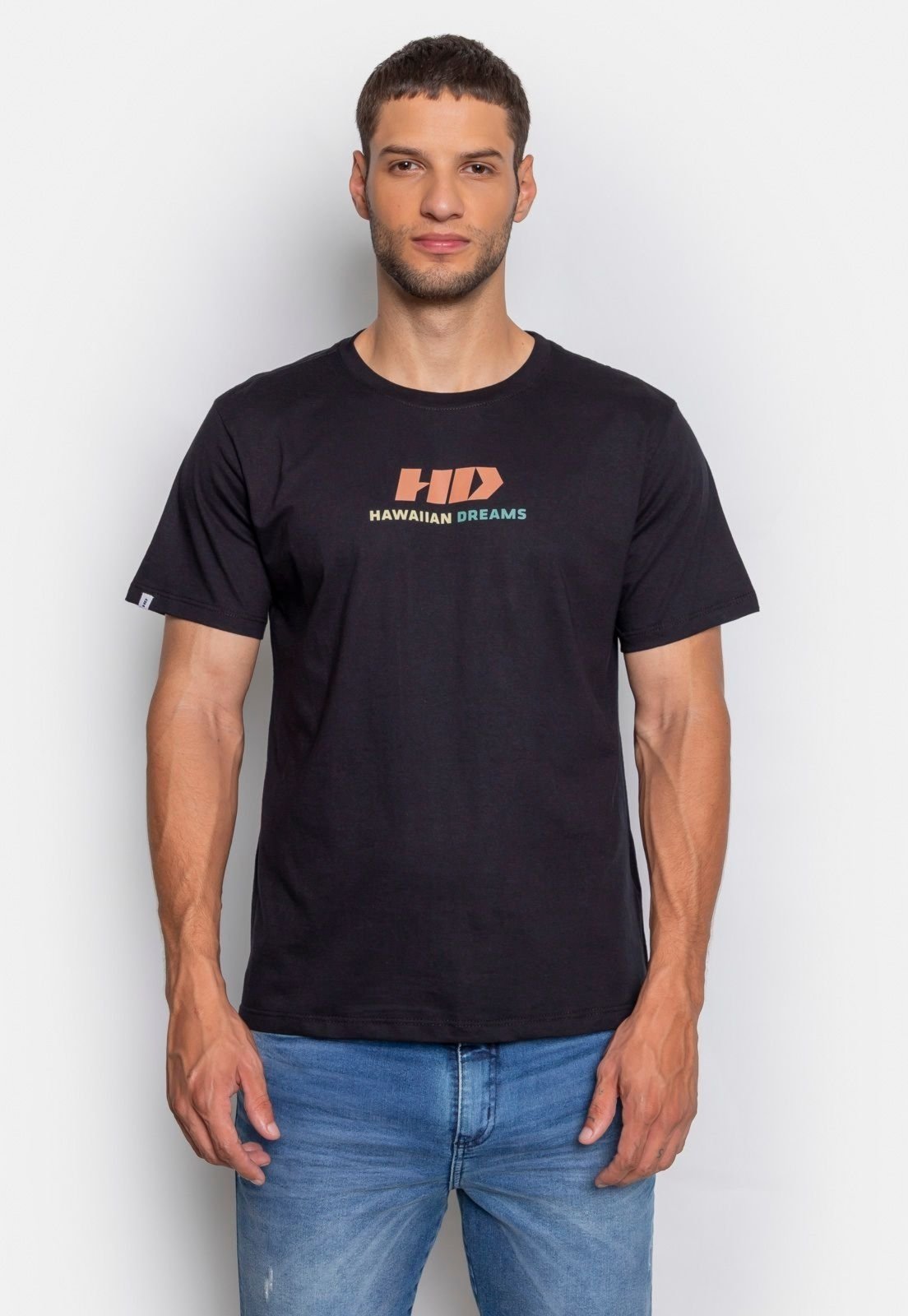 Camiseta HD Estampada Who Dream Preta
