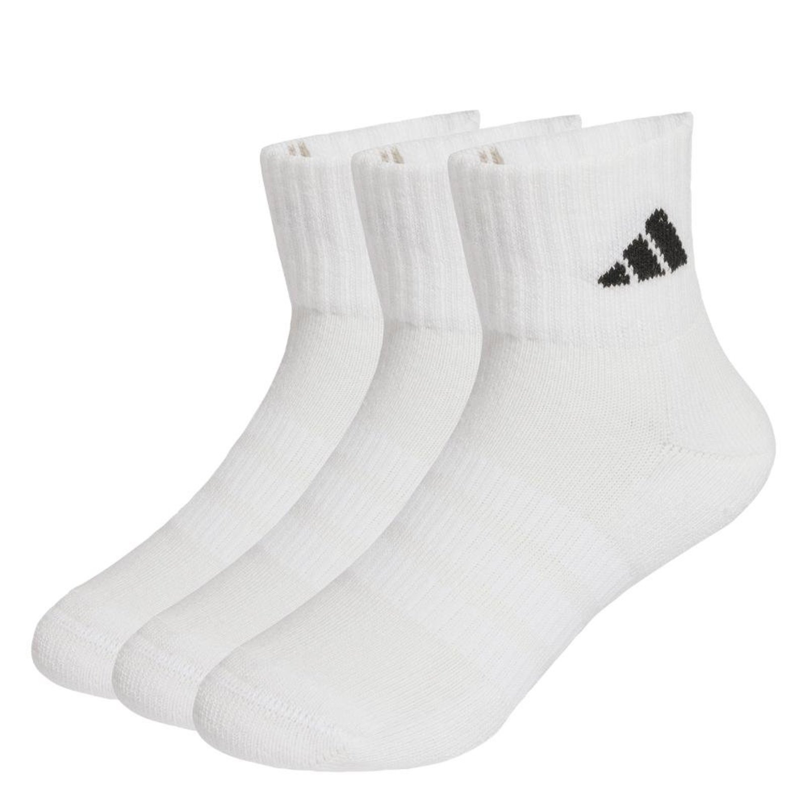 MEIAS SOQUETES ESPORTIVAS ACOLCHOADAS 3 PARES adidas Performance Branco