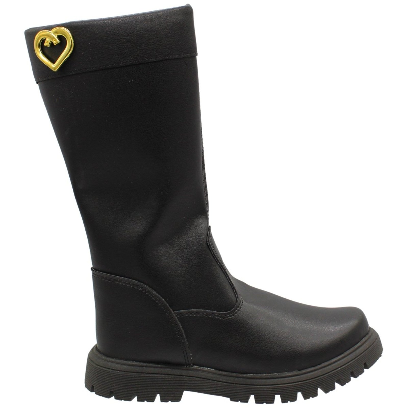 Infantil - Bota Grugui Montaria Menina Aplique coração