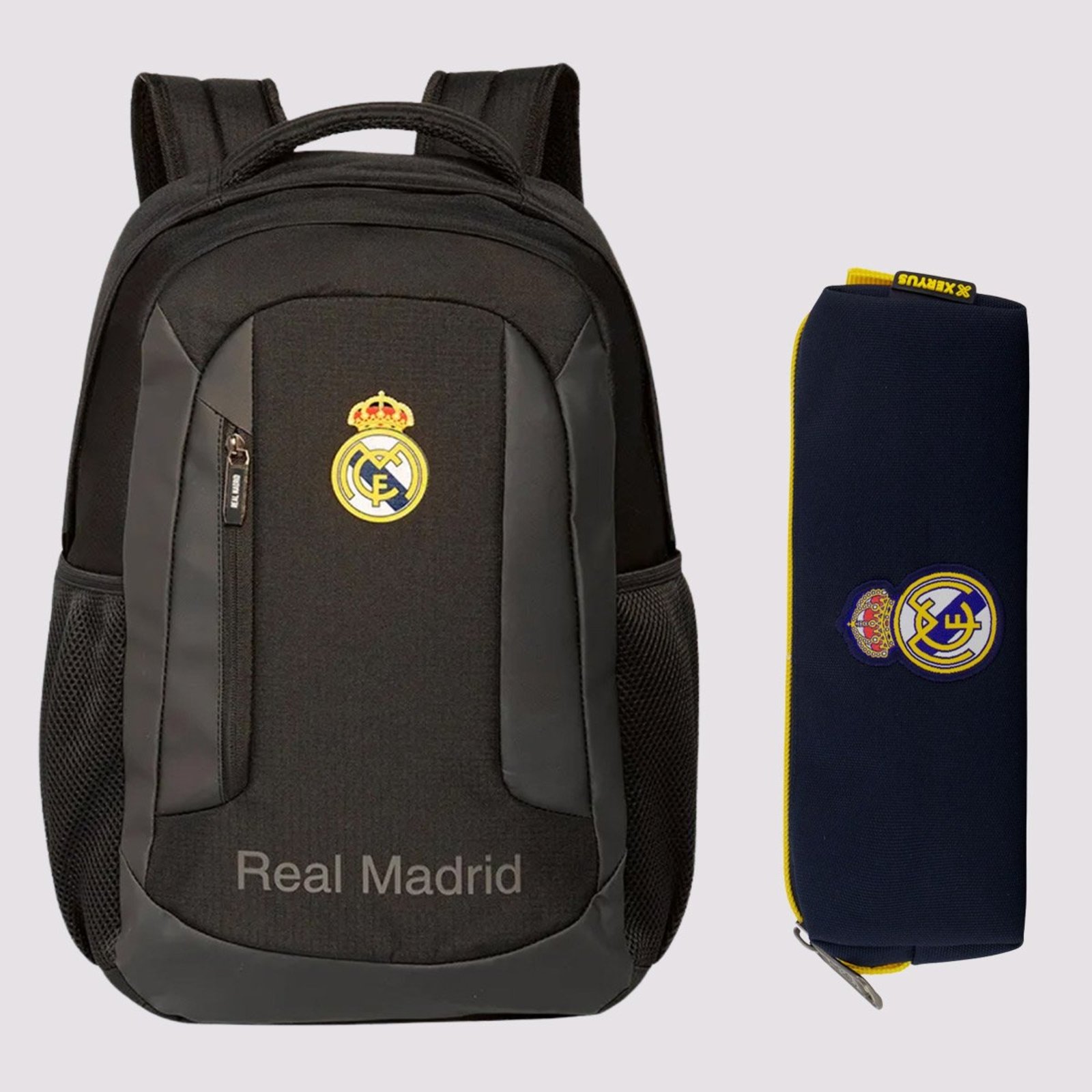 Infantil - Kit Mochila Esportivo e Estojo Real Madrid