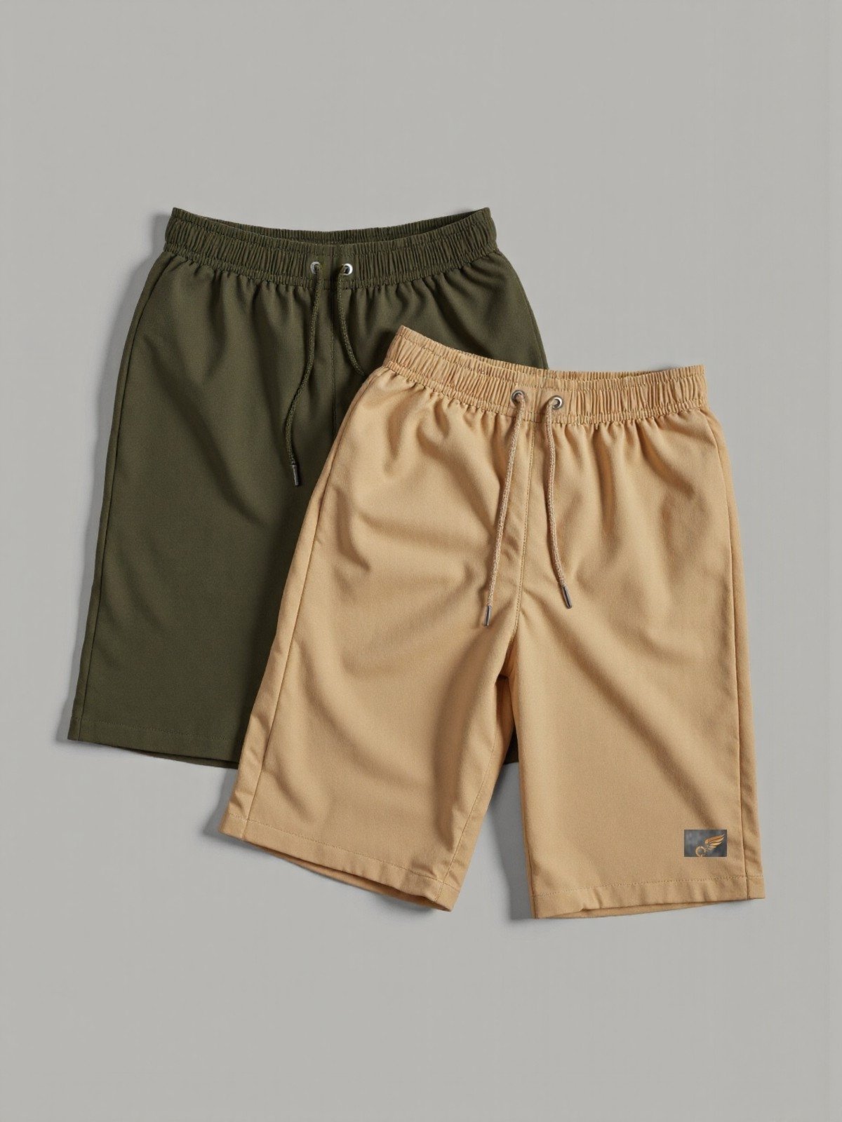 Kit 2 Bermuda de Moletom Básica com Amarração Shorts Para Academia e Treinos