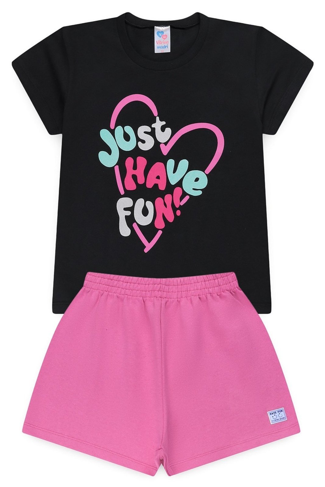 Infantil - Conjunto Juvenil Verão Feminino Just Have Fun!