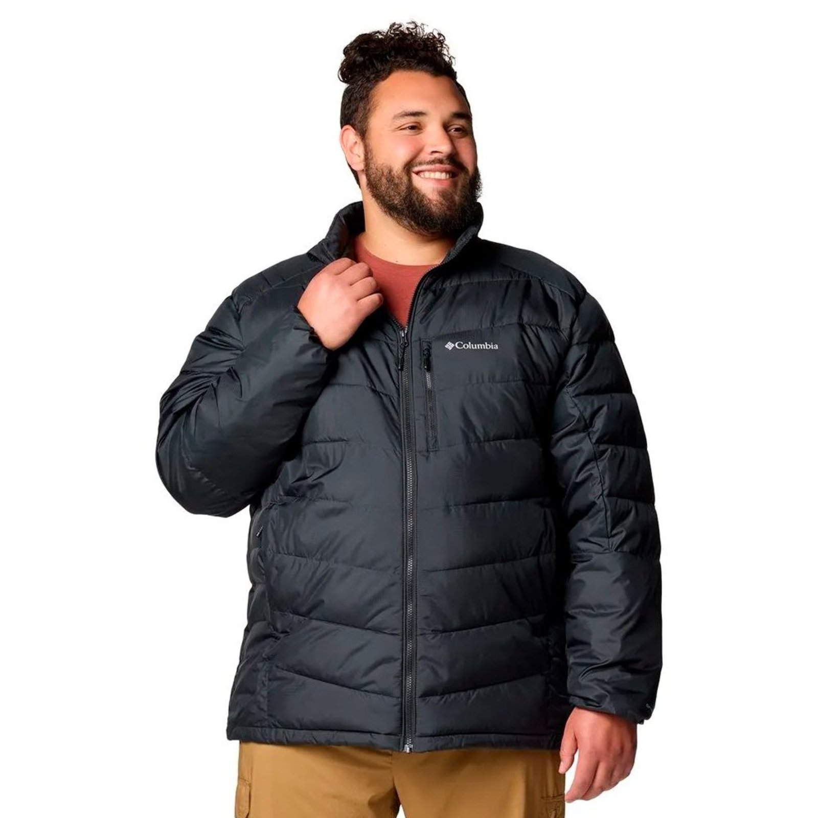 Jaqueta Columbia Labyrinth Loop II Plus Size Preto Masculino