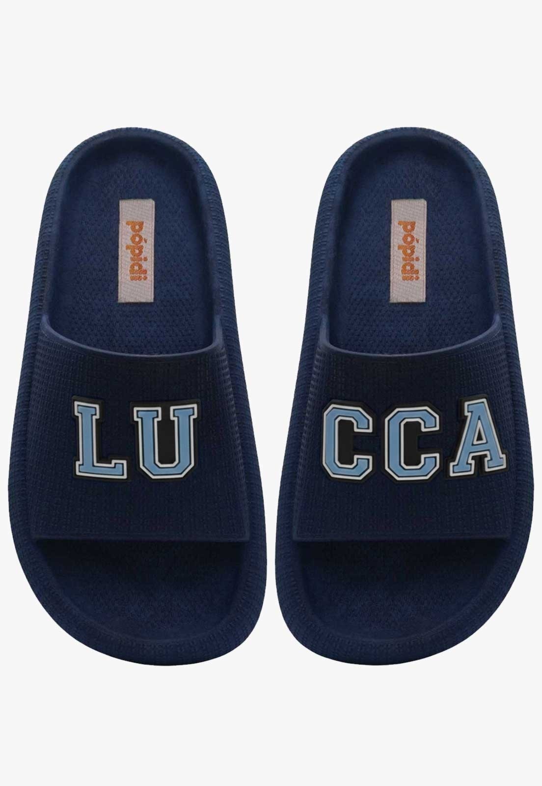 Infantil - Chinelo Pópidi Personalizado LUCCA Estilo Nuvem Marinho