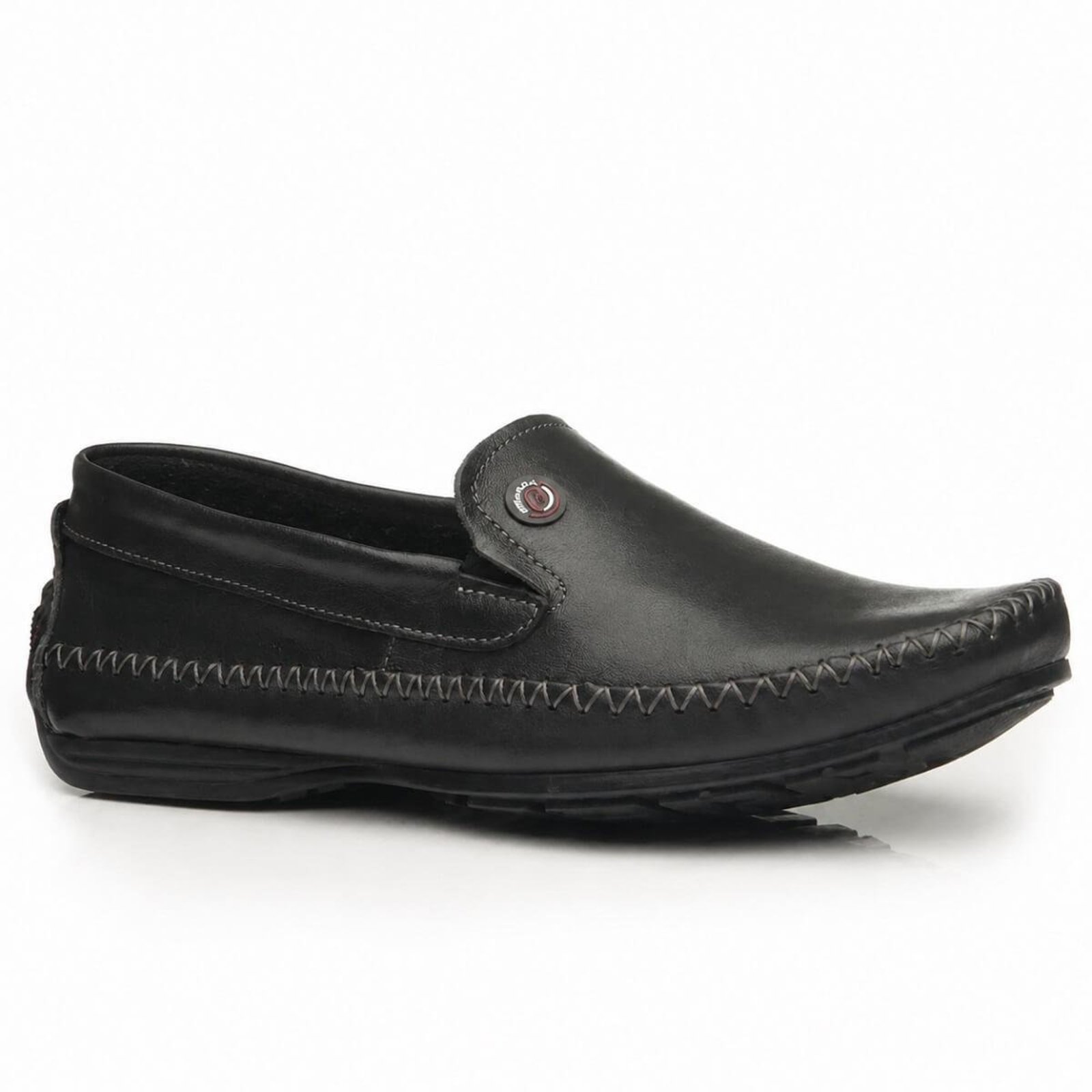 Mocassim Couro Masculino Pegada 140771 Preto