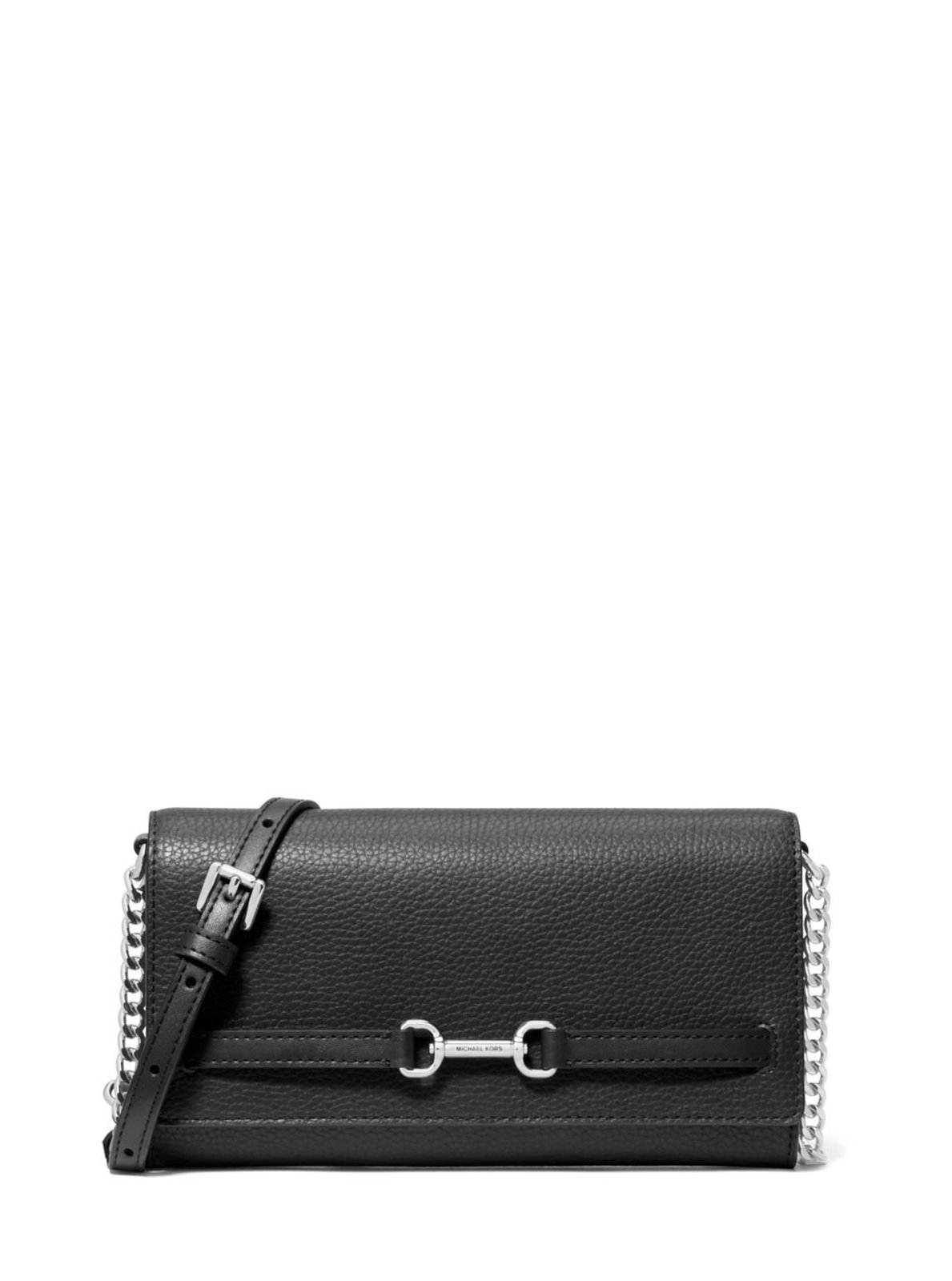 Vista 2 Bolsa Transversal Carson Grande De Couro 35S5s2zc7l001 preto preto