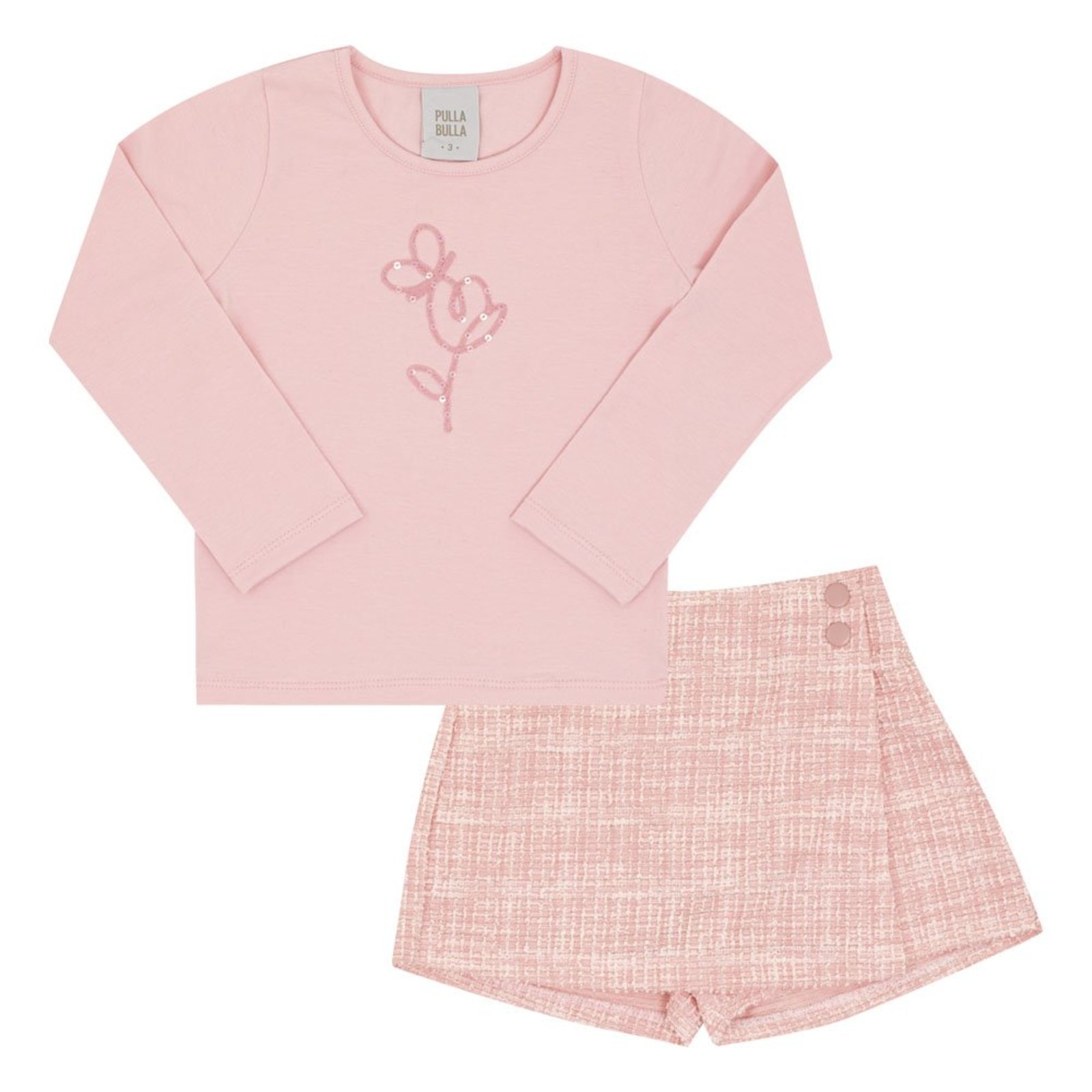 Infantil - Conjunto Primeiros Passos Menina - Rosa - 52723-11