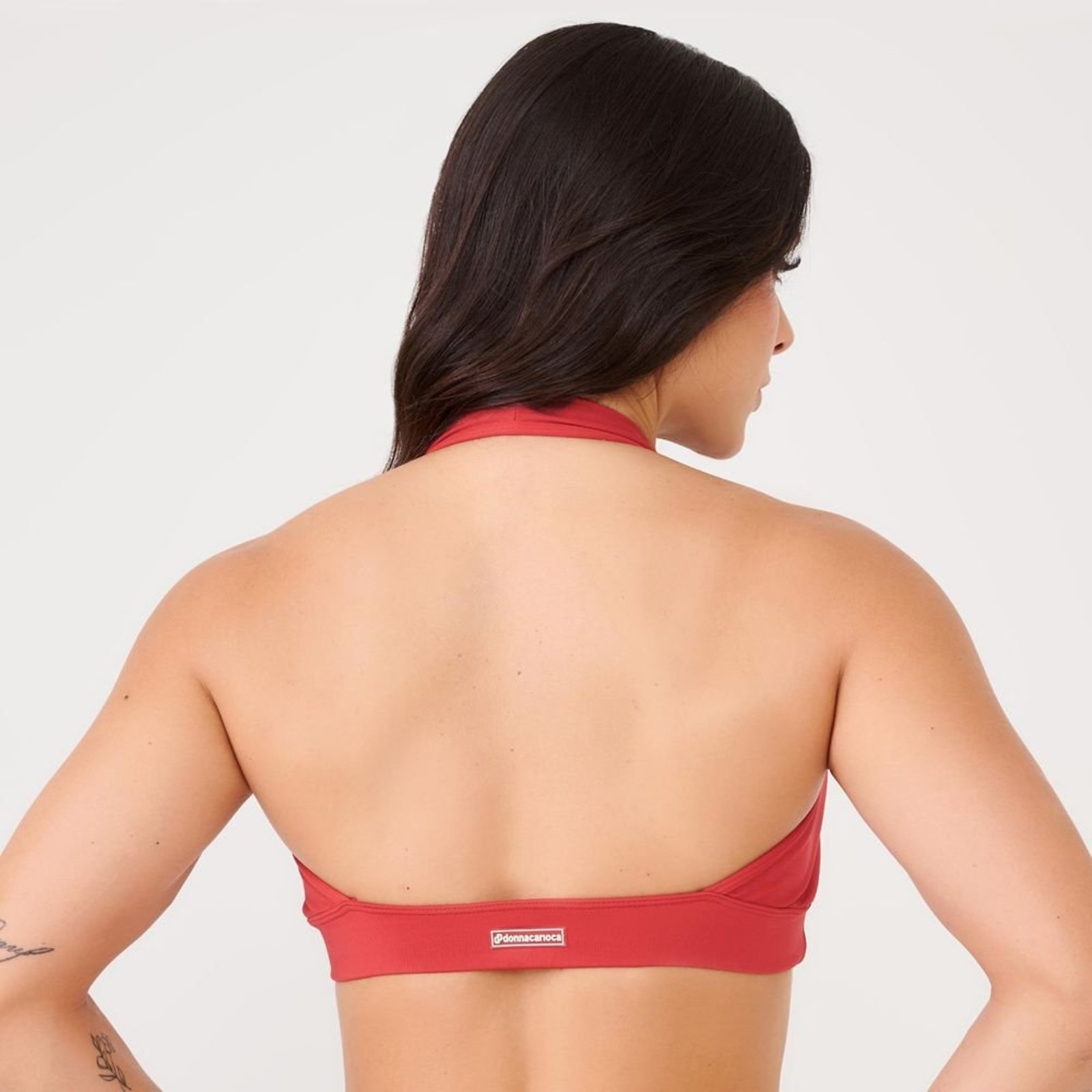 Vista 3 Top Frente Única Chilli Poliamida Com Bojo Donna Carioca vermelho Donna Carioca vermelho