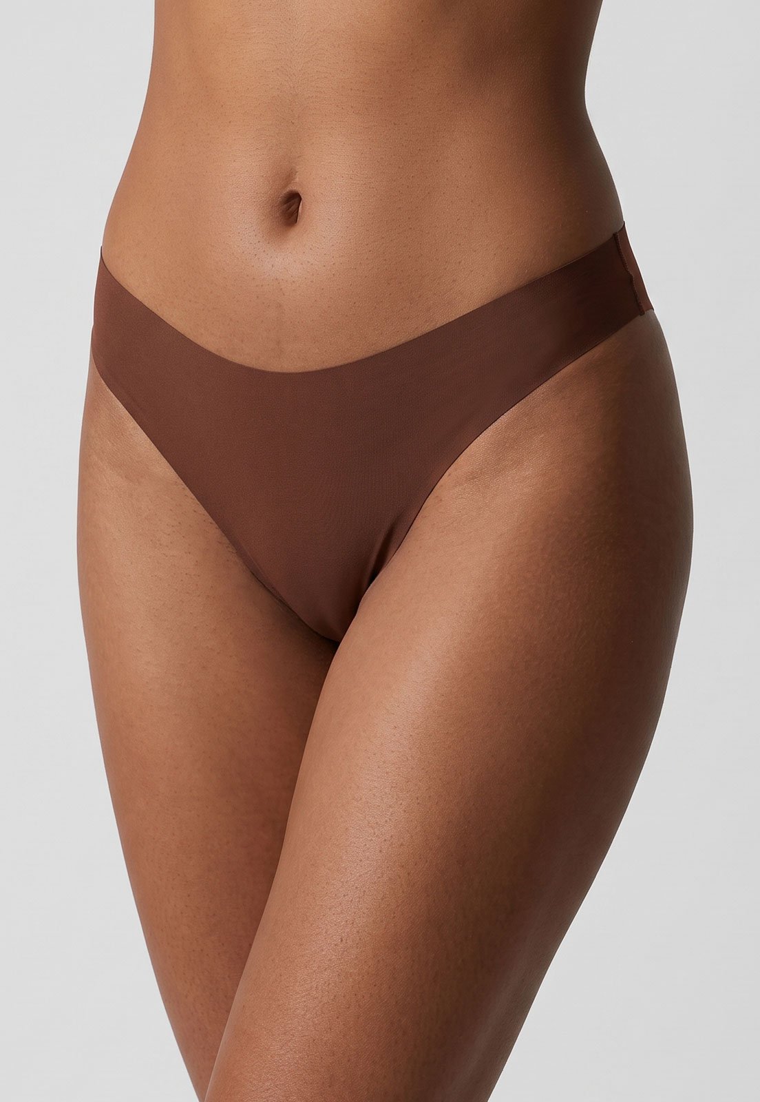 Calcinha Feminina Hope Biquíni Microfibra Marrom