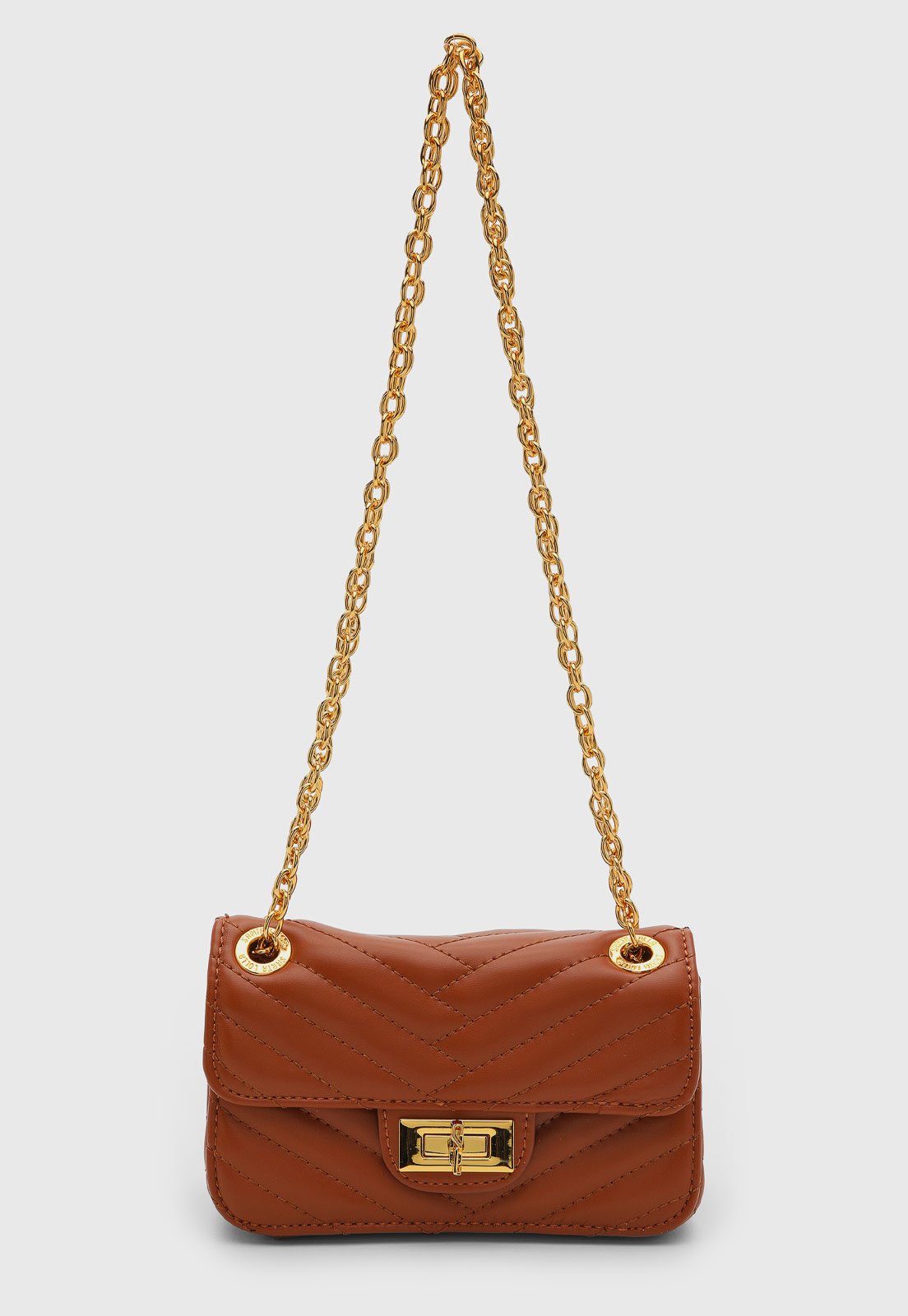 Vista 2 Bolsa Feminina Santa Lolla Matelassada caramelo Santa Lolla caramelo