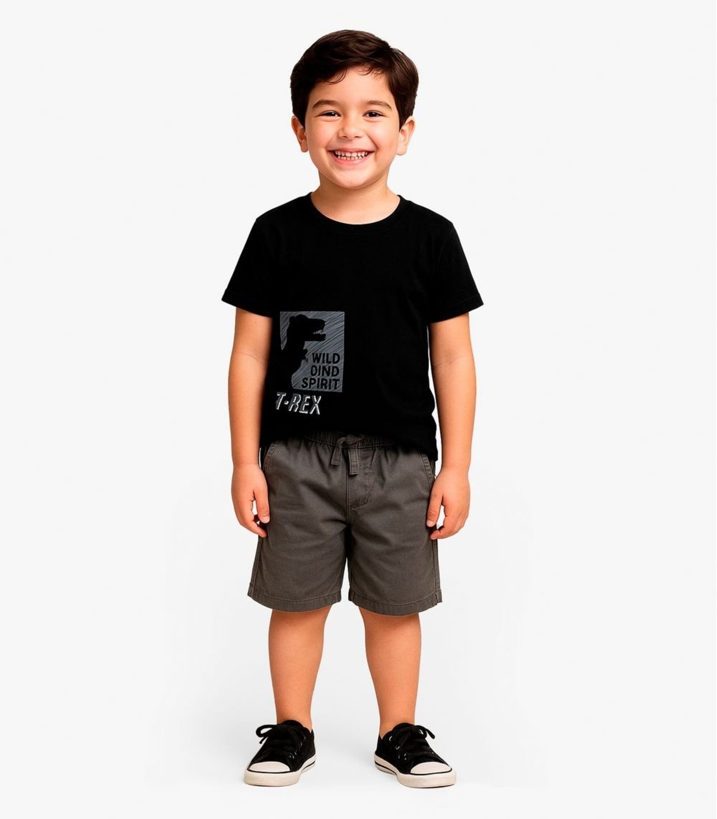 Infantil - Conjunto Camiseta Com Bermuda Select Preto