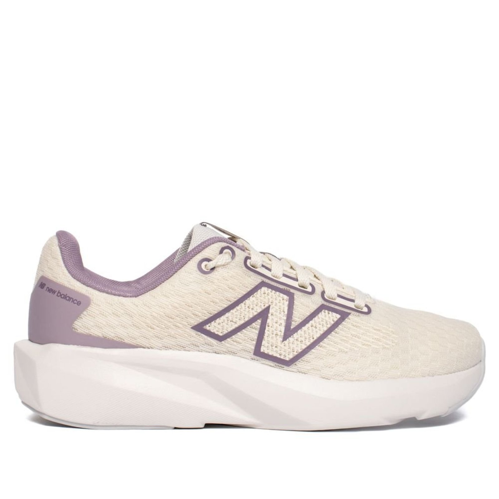 Tênis Feminino New Balance 413 V3 Esportivo Bege Claro/Lilás