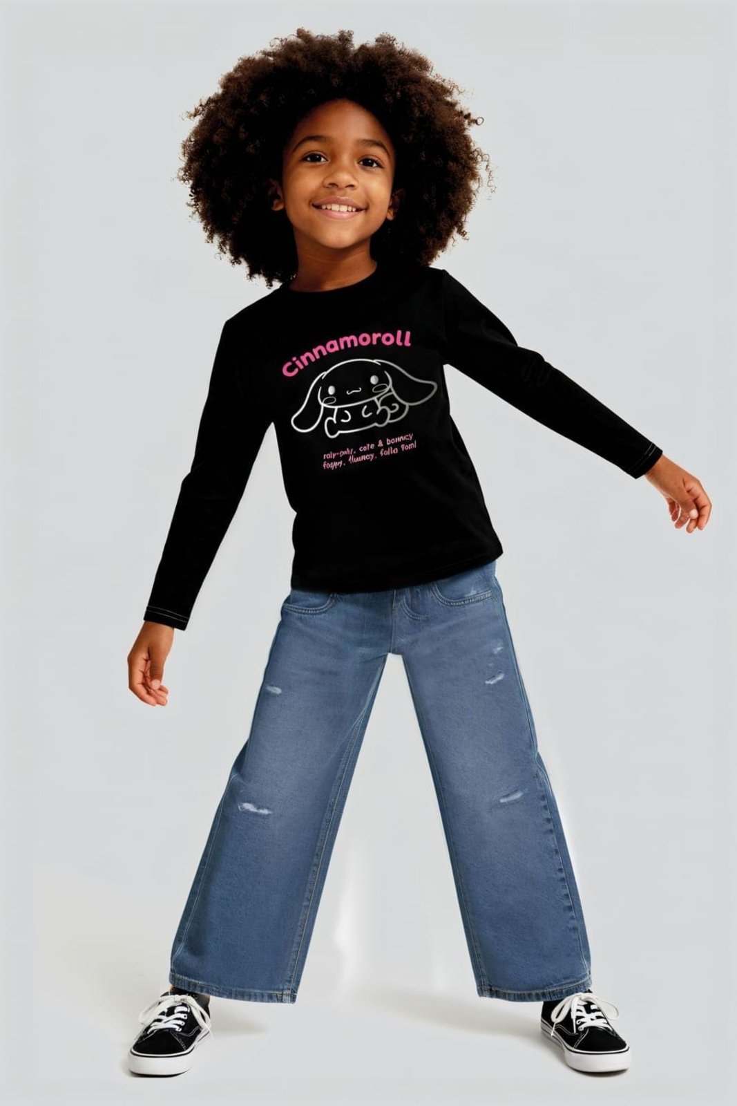 Infantil - Blusa menina Cinnamoroll Brandili
