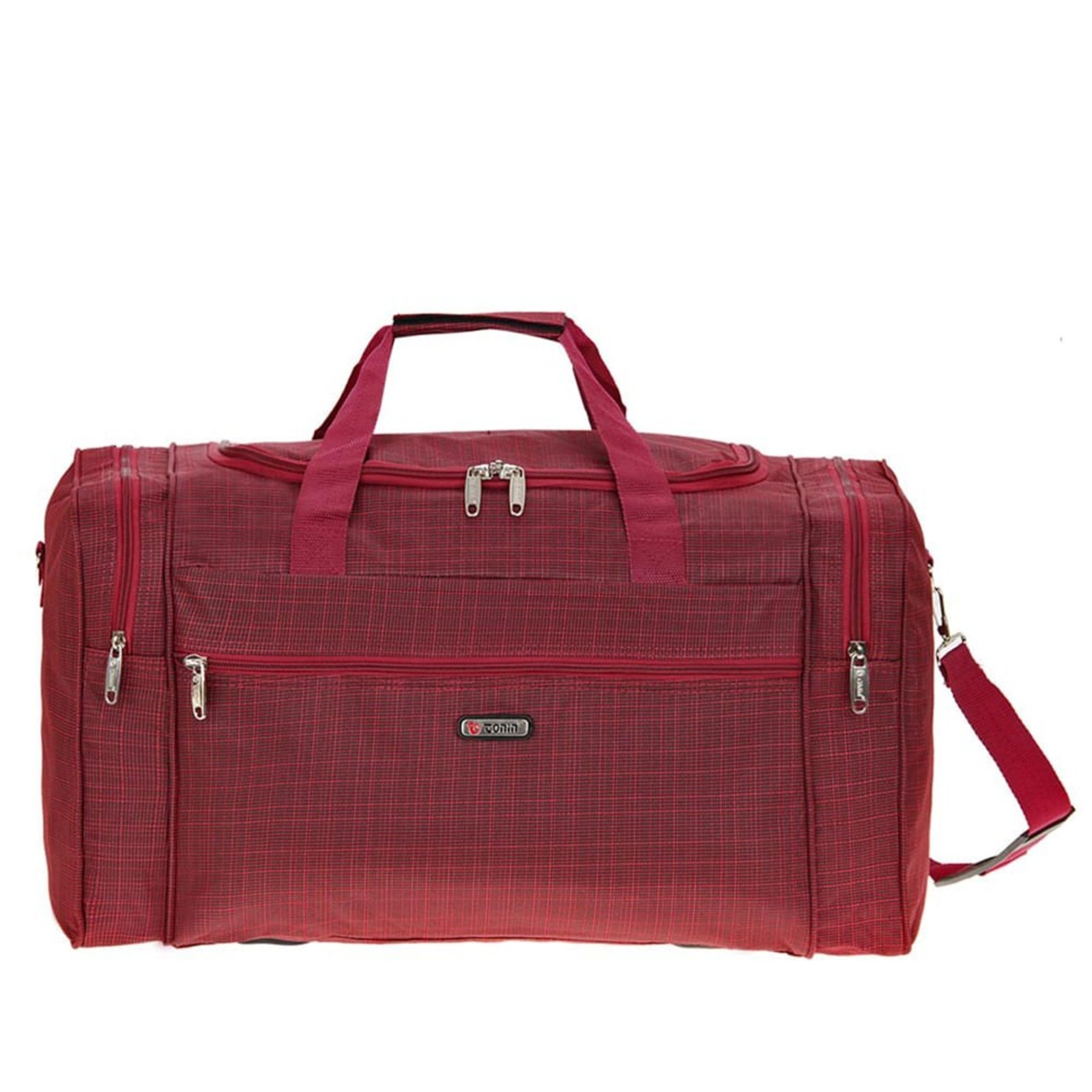 Sacola de Viagem Tonin em Tecido Vermelho