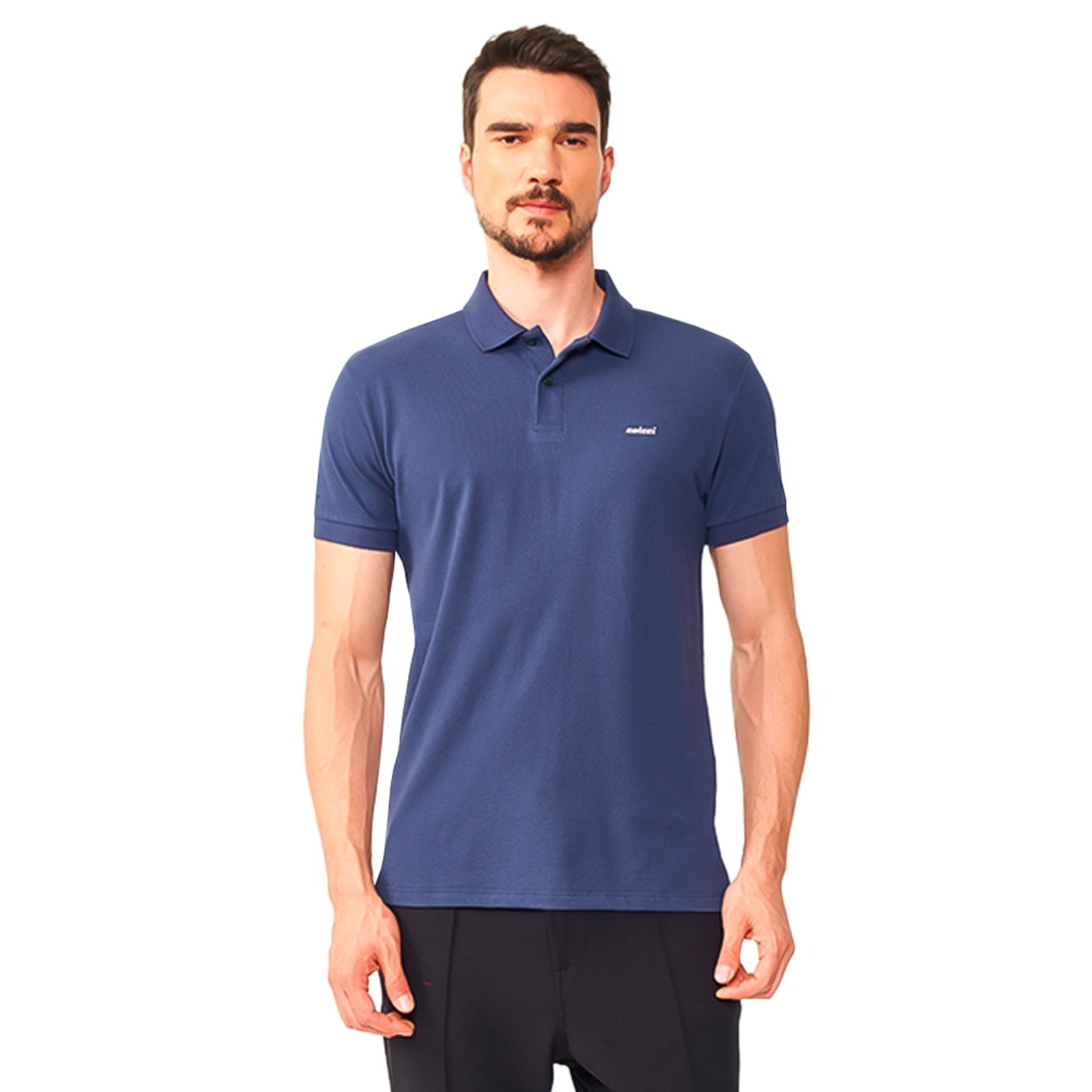 Camisa Polo Colcci Classic Logo In24 Marinho Masculino