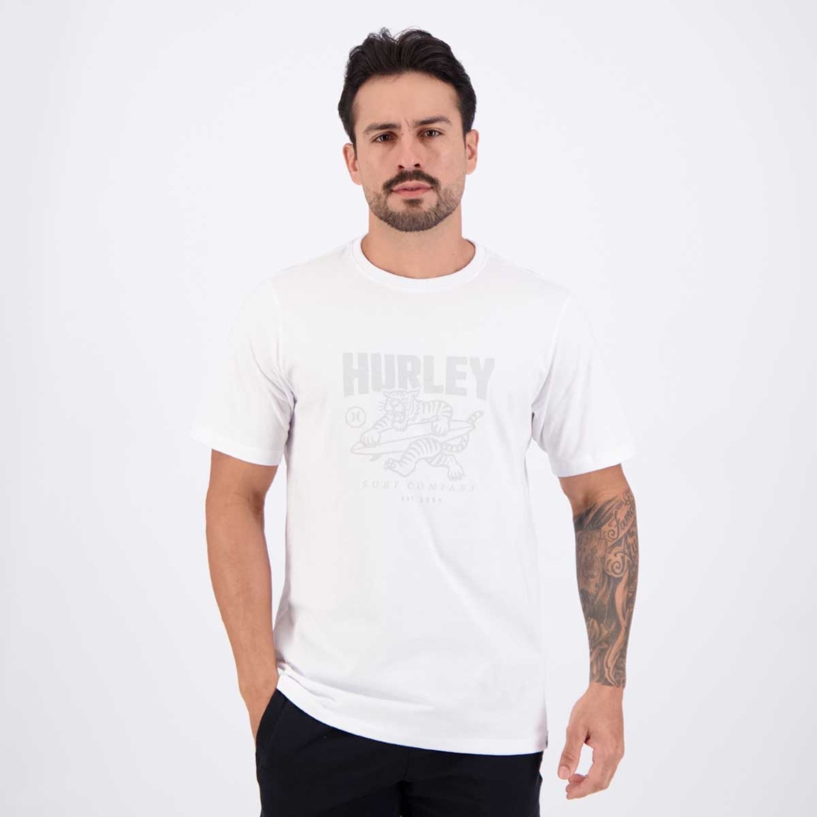 Camiseta Hurley Tiger Branca