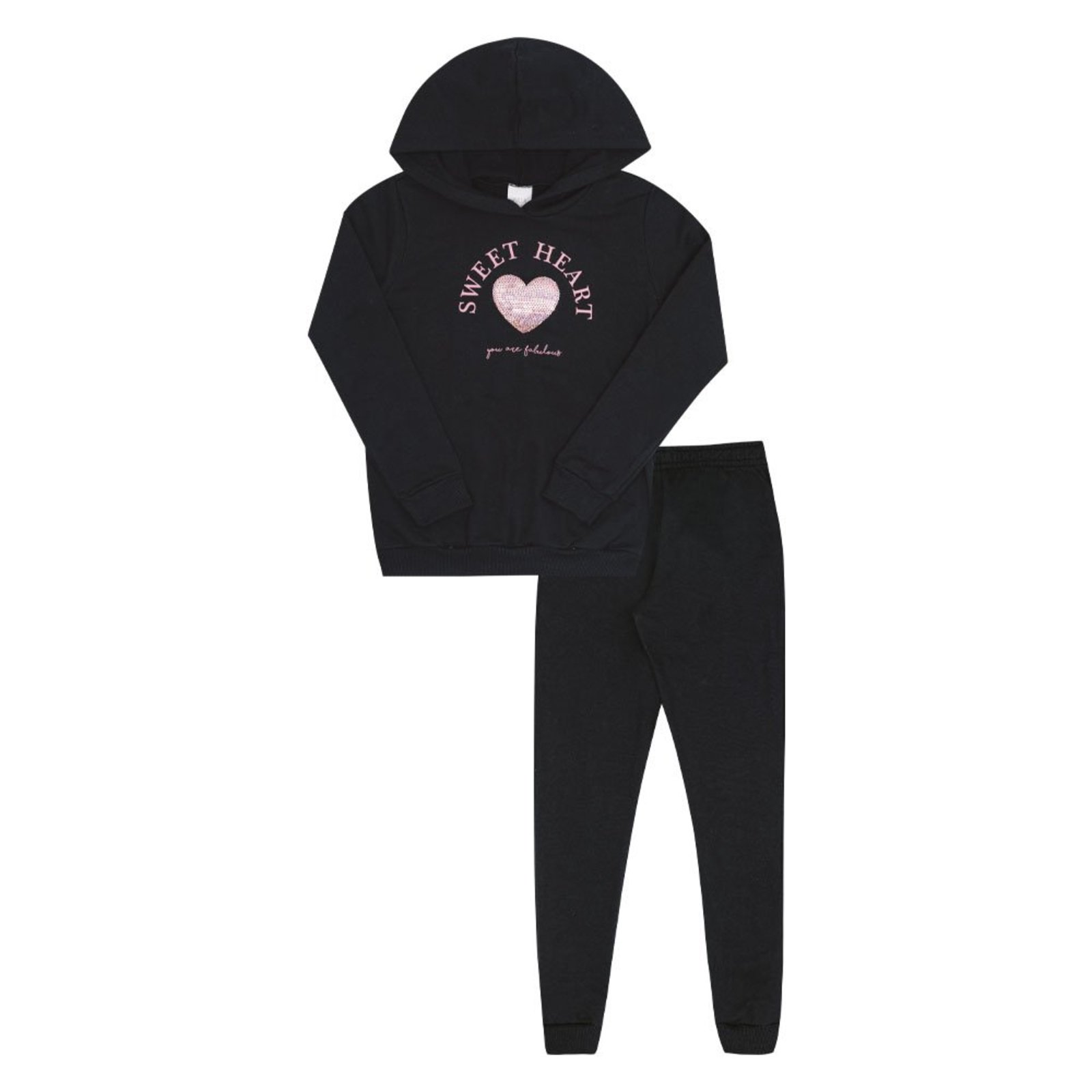 Infantil - Conjunto Menina - Preto - 52841-51