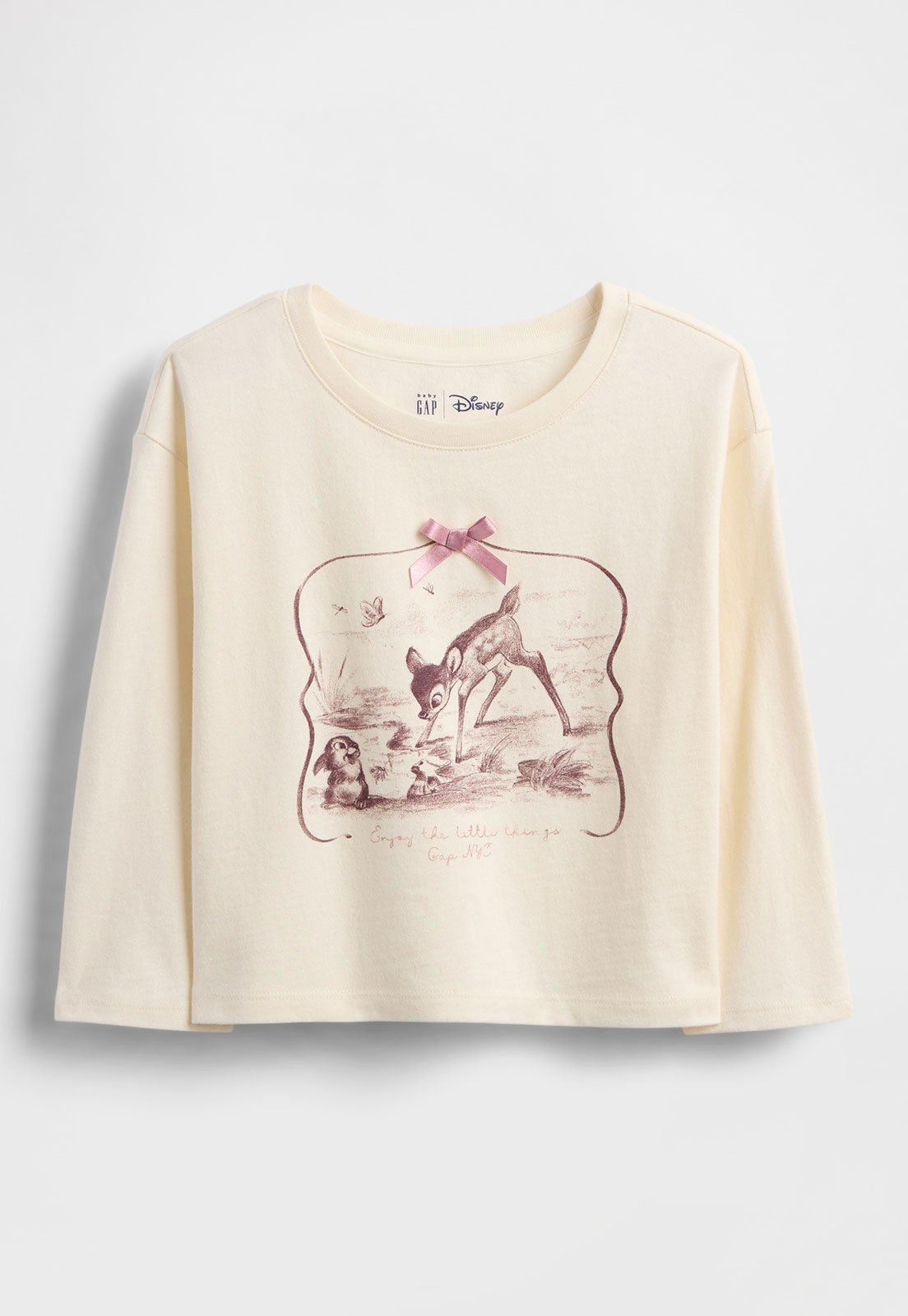 Camiseta GAP Estampa Bambi Off-White