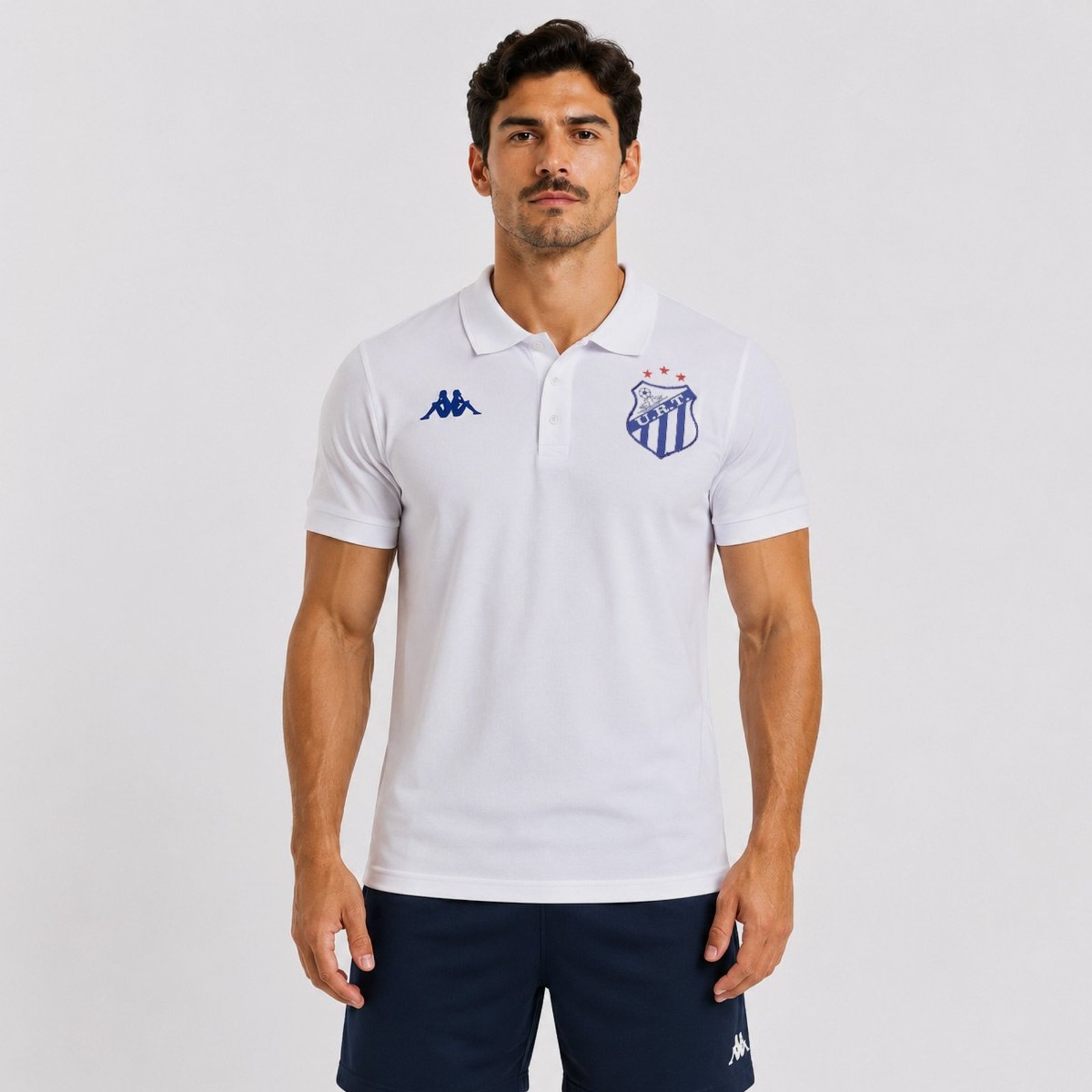 Polo Kappa URT Piquet 2026 Branca