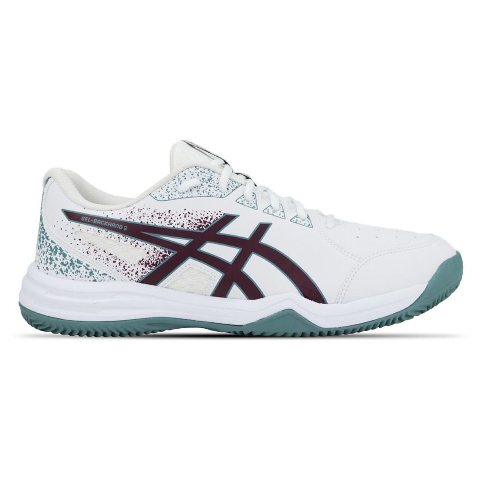 Tênis ASICS Gel-Backhand 2 Saibro - Masculino - Branco/Azul
