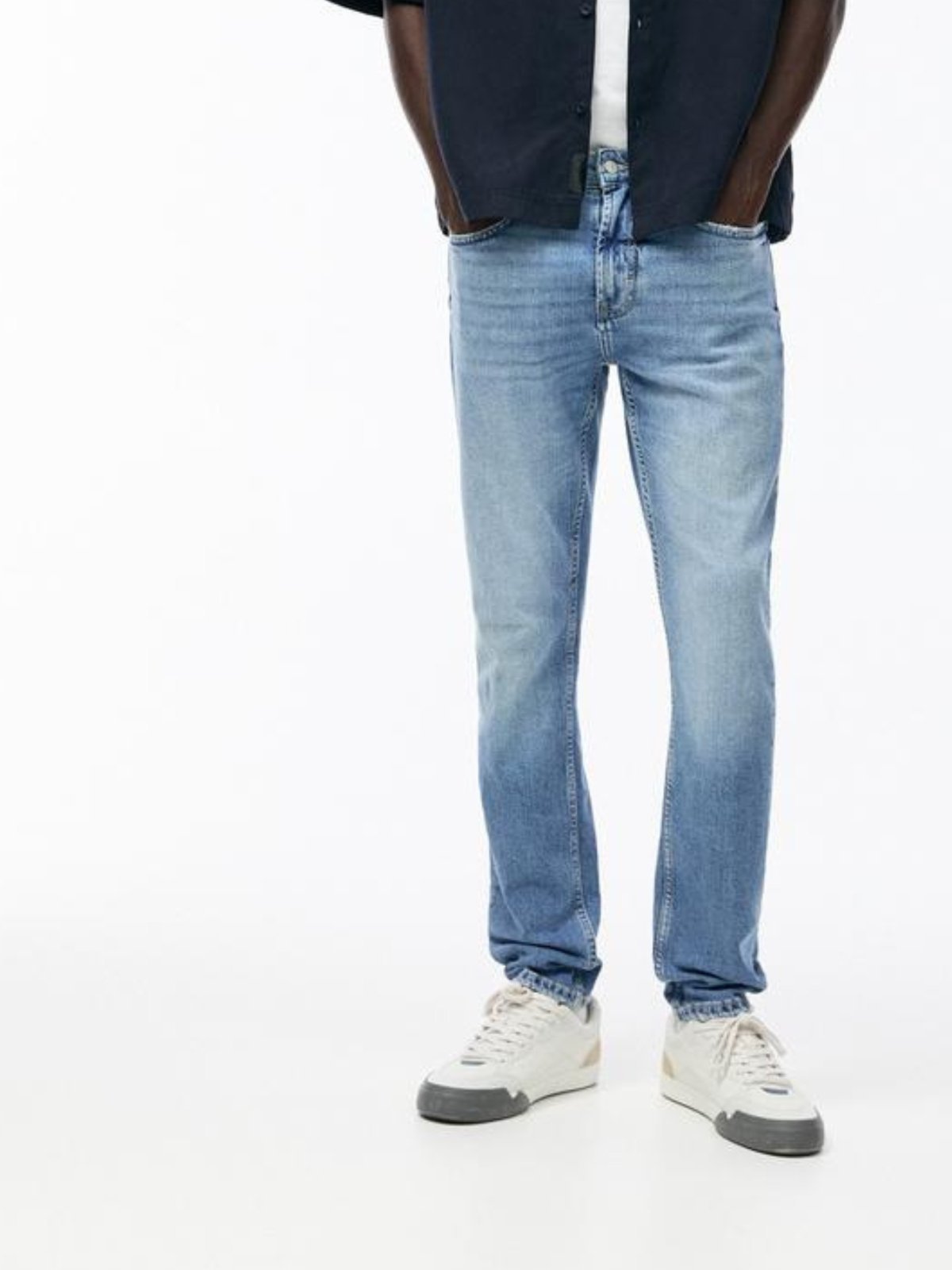 Calça Jeans Masculina Slim Azul Clara Unak Chelsea