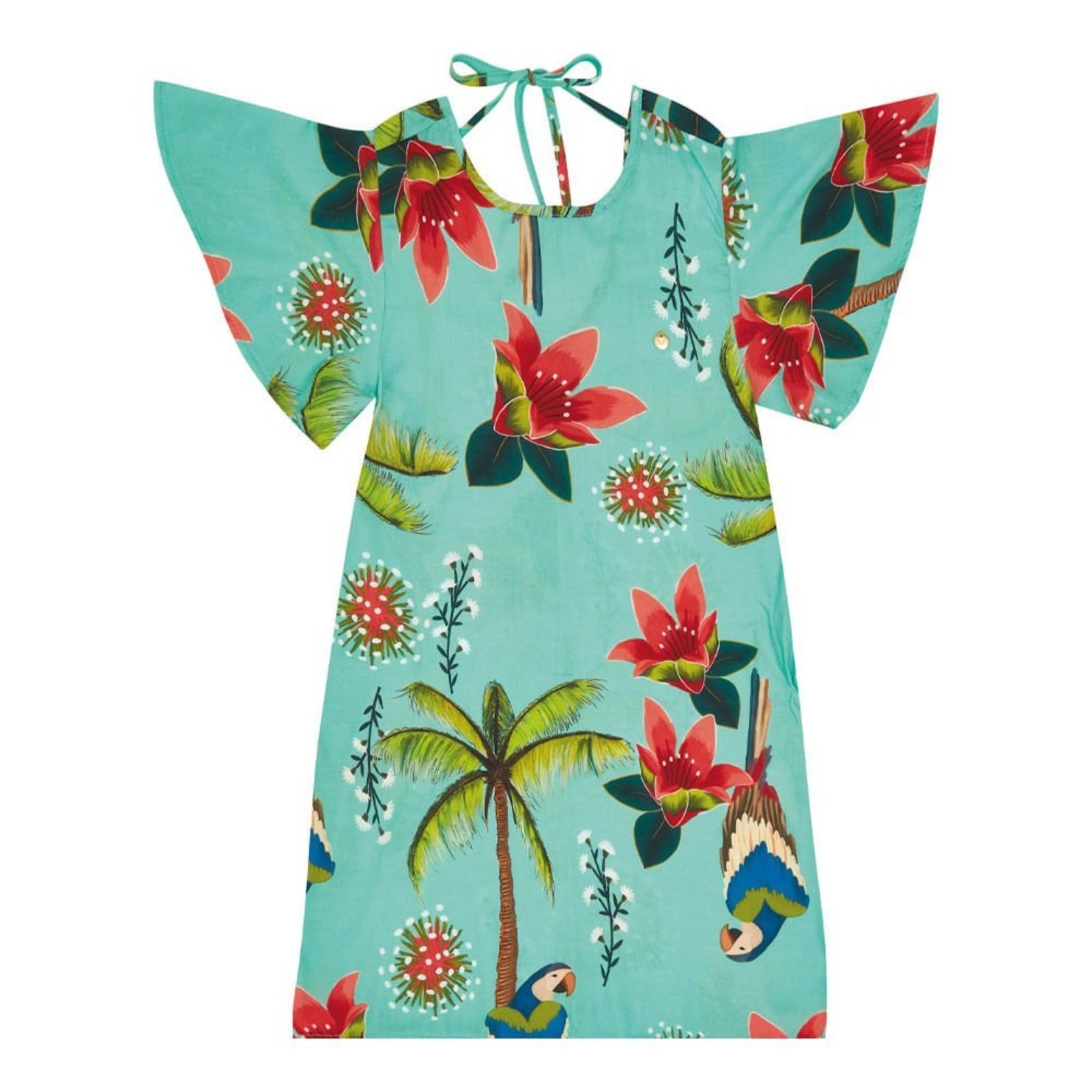 Infantil - Vestido Menina - Digital Verde - 49312-1305