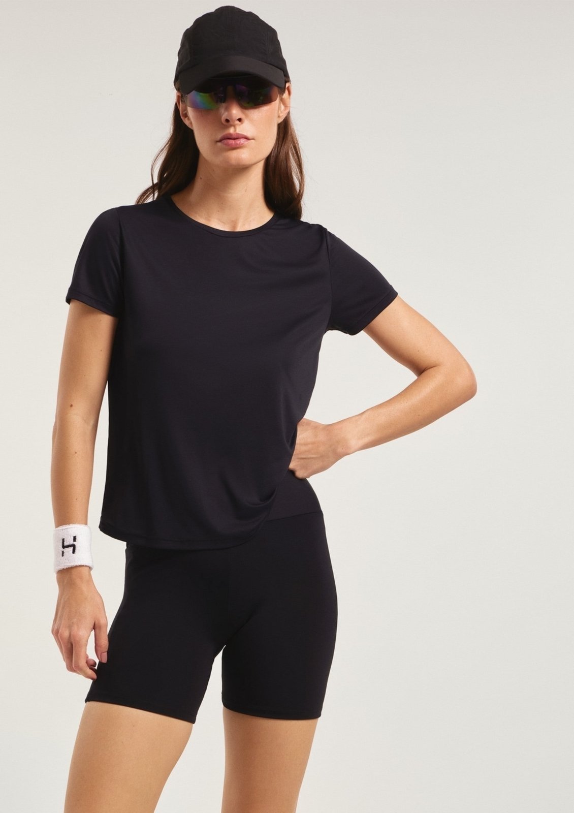 Camiseta Esportiva Básica Feminina Proteção UV Hering
