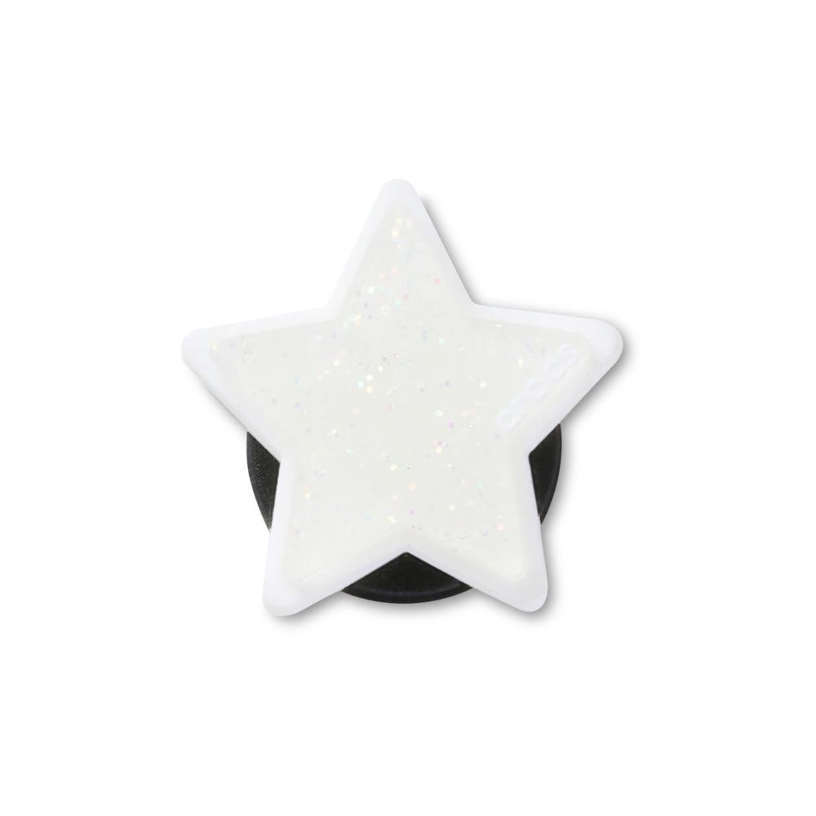 Infantil - Jibbitz™ Estrela Brilhante De Prata Único Branco