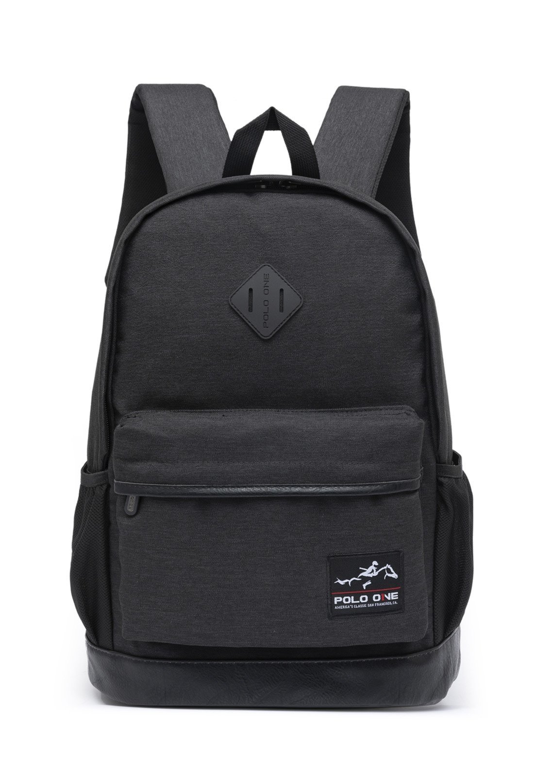 Mochila De Costas Polo One Bolsa Masculina Faculdade Trabalho Estojo Organizador