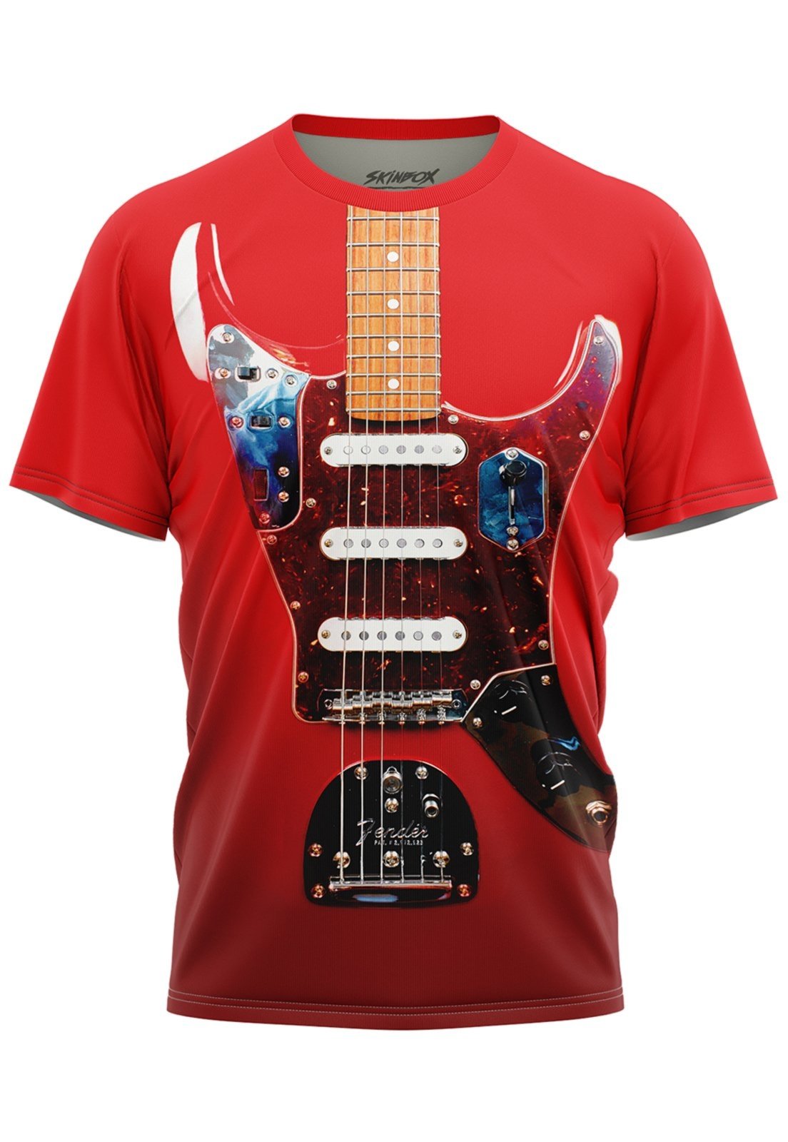 Camiseta Masculina Guitarra Fender