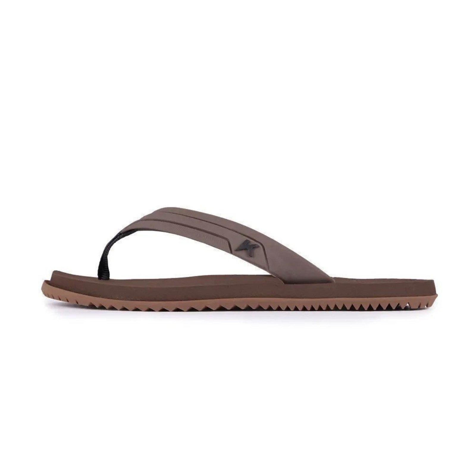 Sandália Masculina Kenner K1 Marrom com Preto - Marrom - Kenner